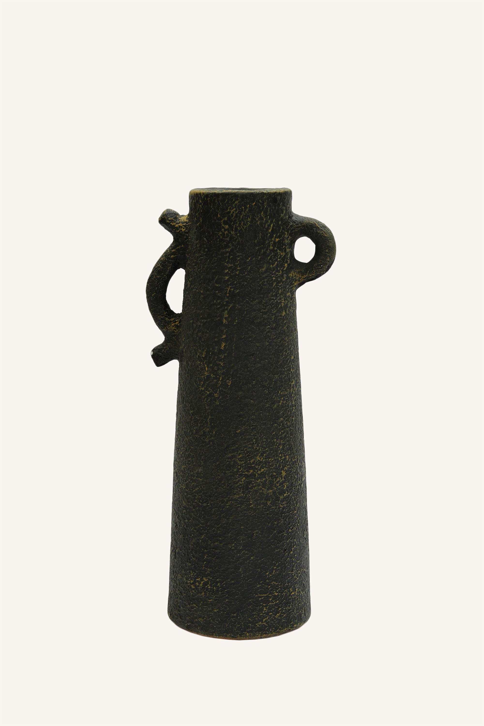 Charcoal Crest Tall Vase