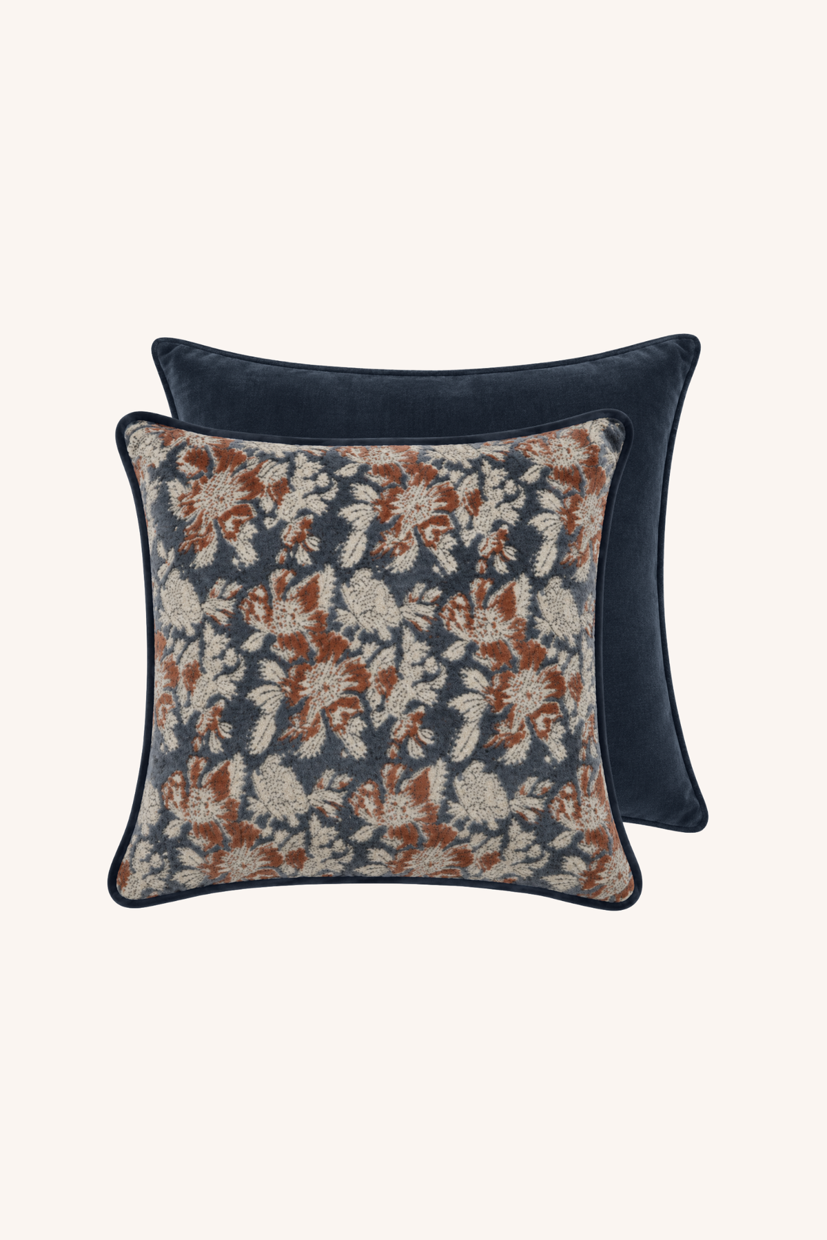 Sapphire Bloom Pillow
