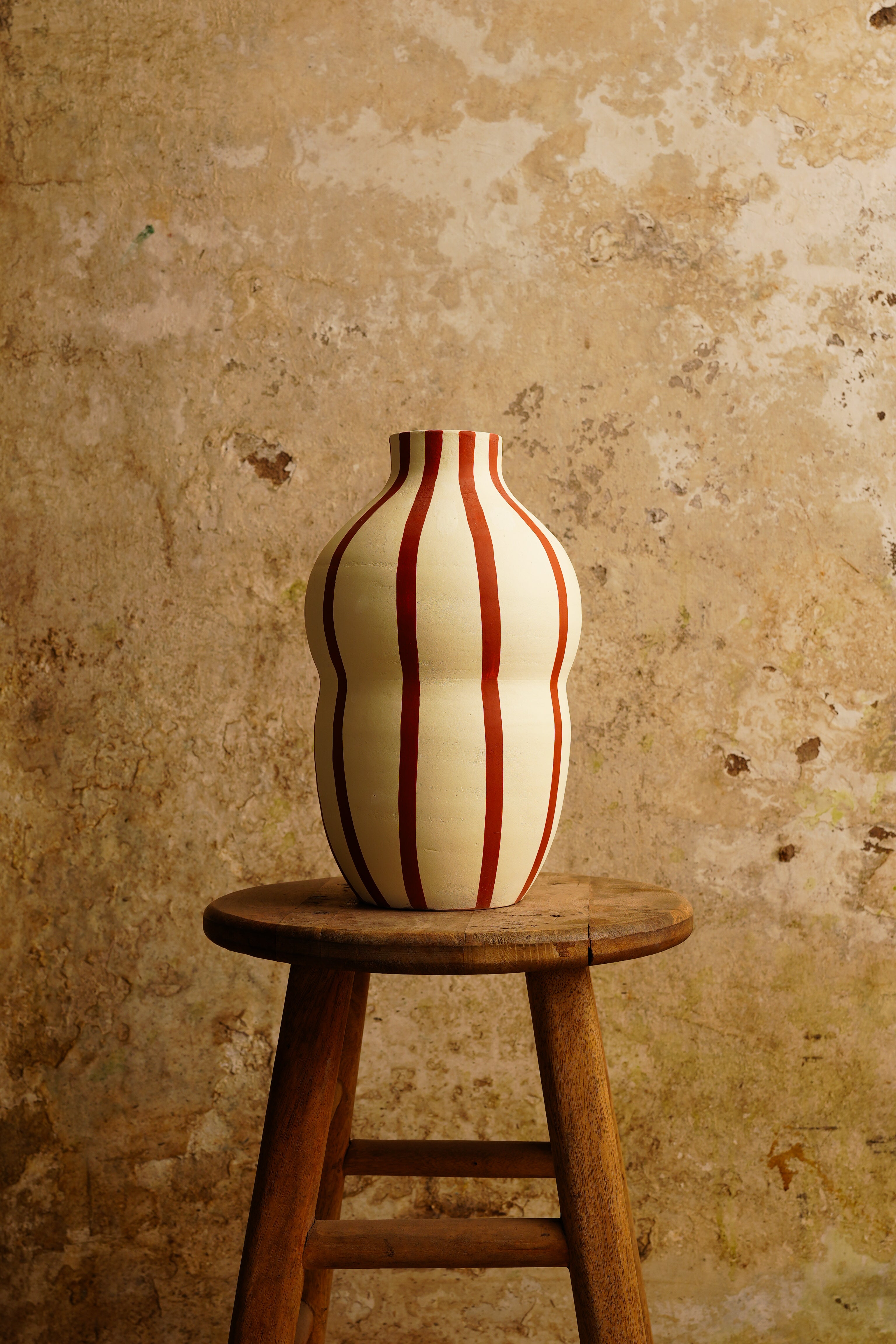 Terrastripe Curve Vase Set - Medium