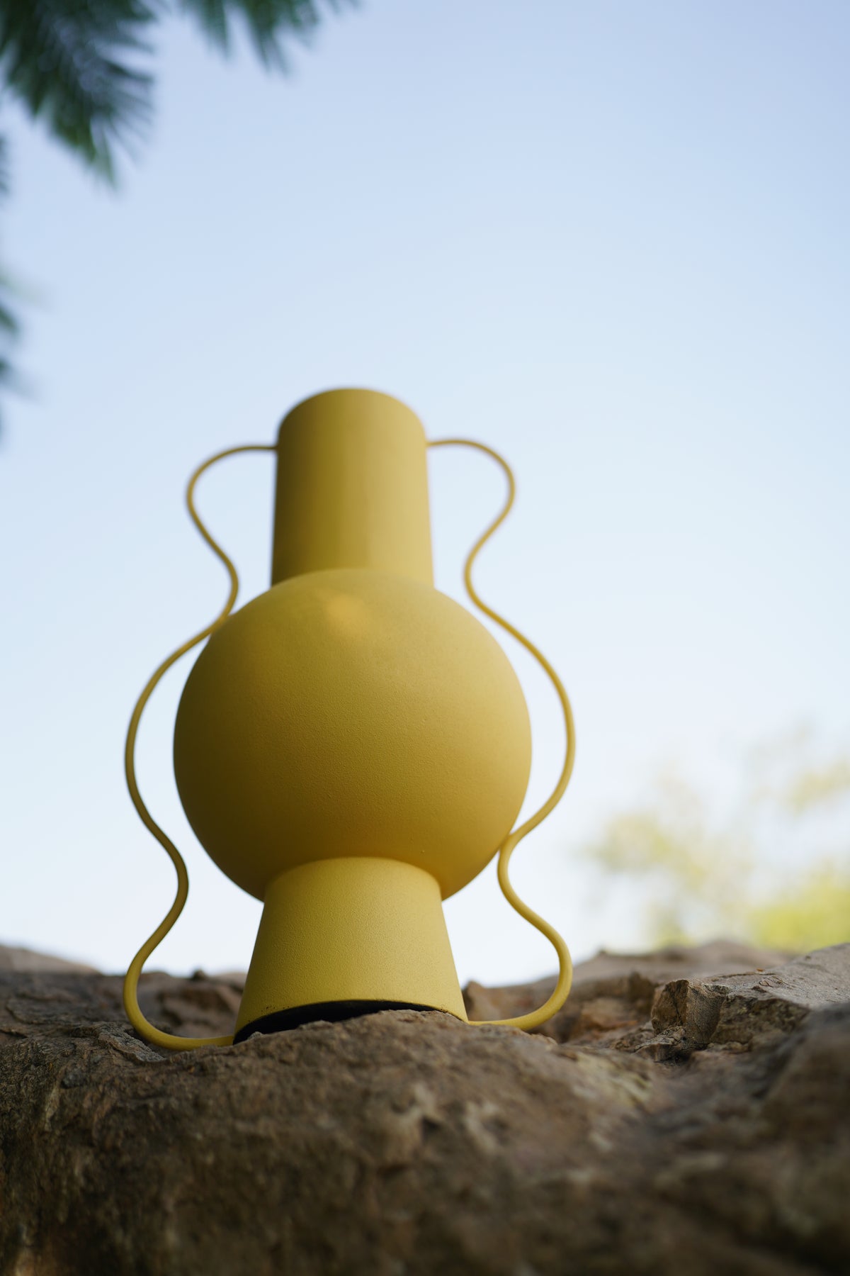 Lunaris Loop Vessel - Butter Yellow