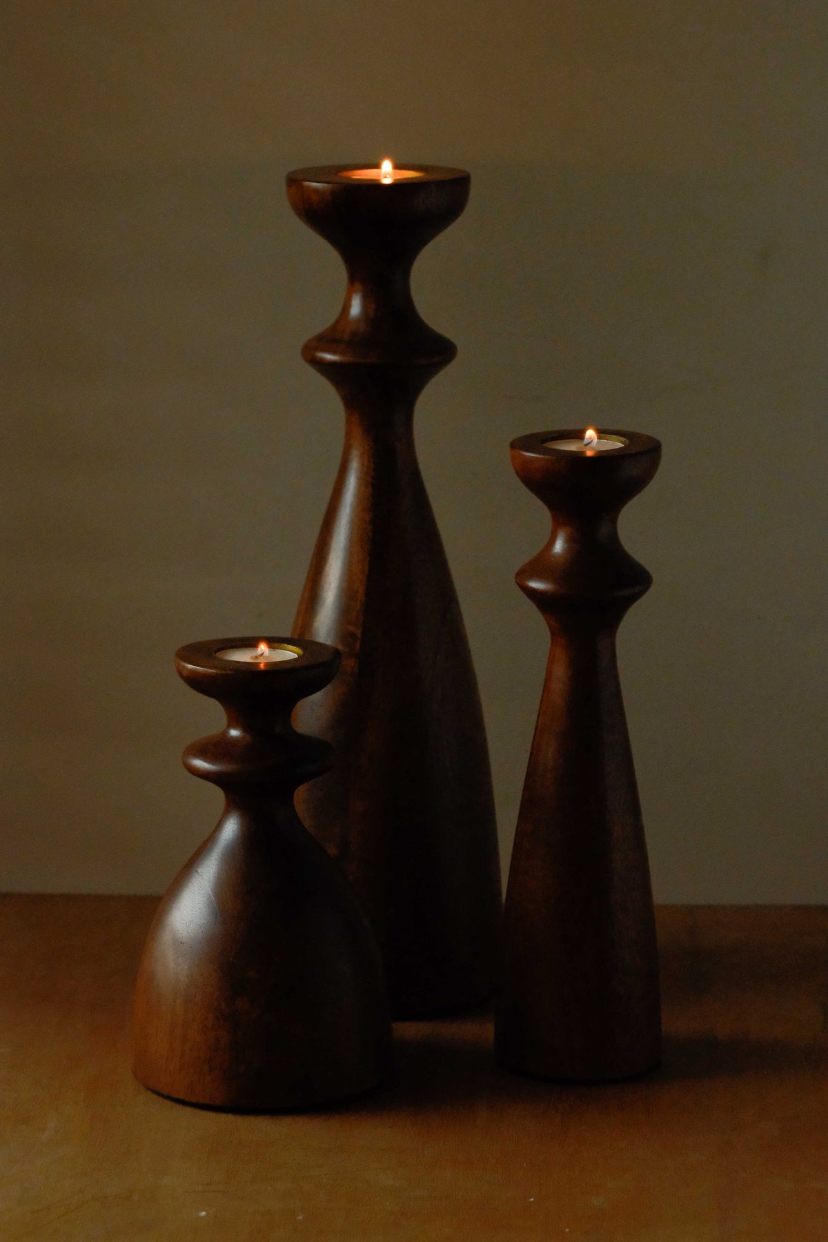Timber Candle Columns