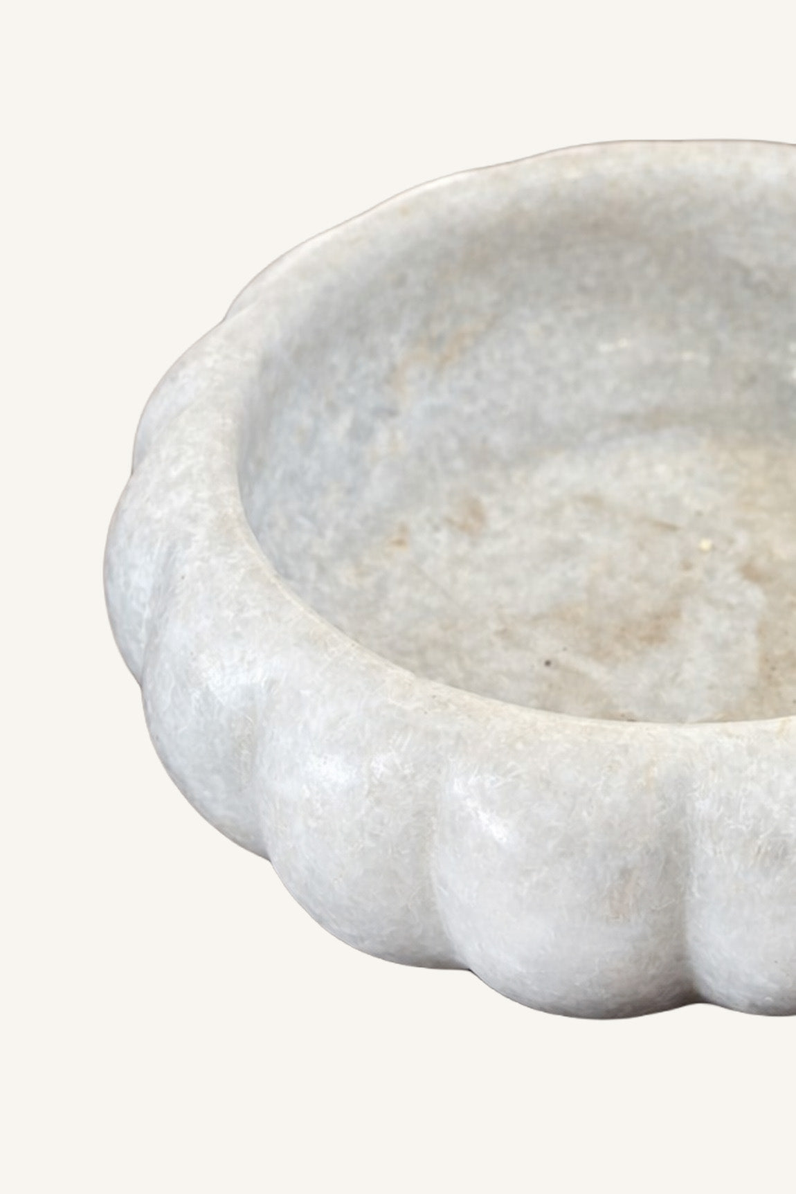 Ivory Ripple Bowl