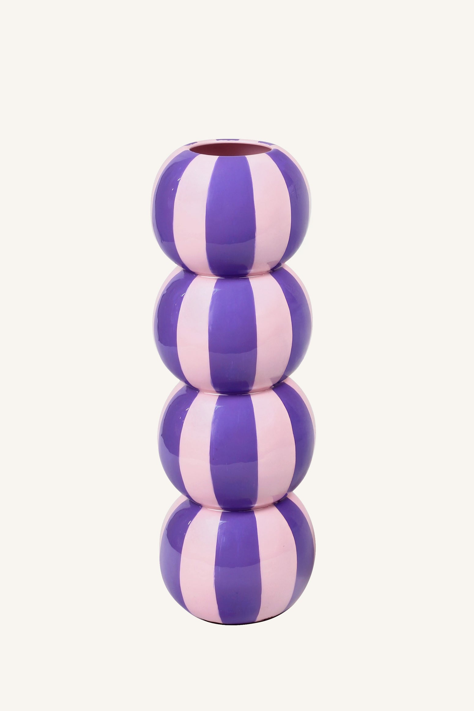 Velvet Orbit Tower Vase