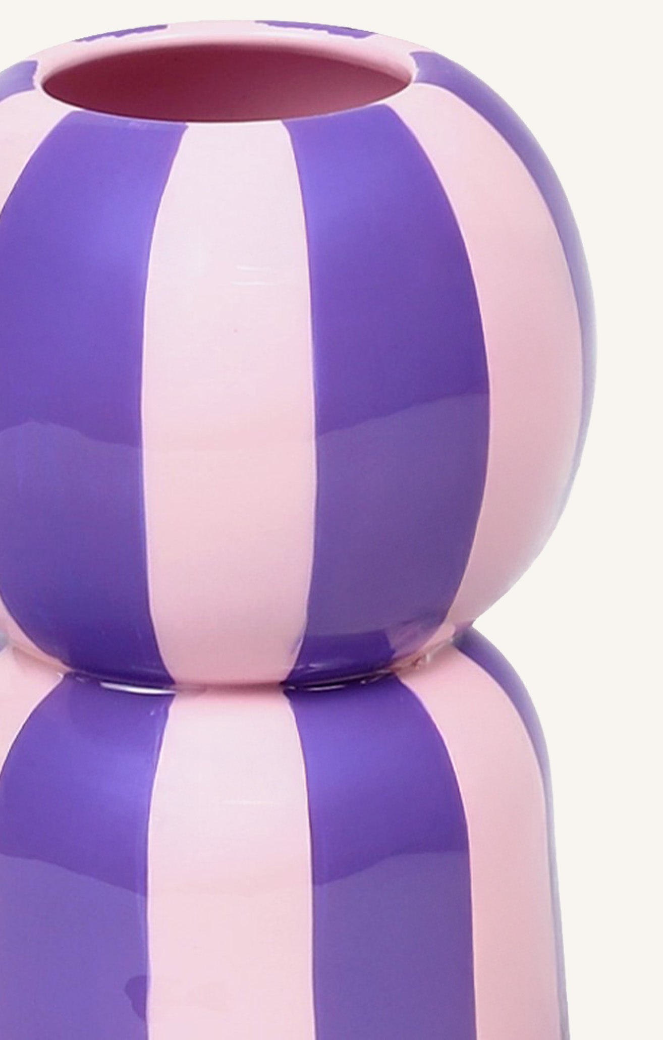 Plum Echo Pedestal Vase