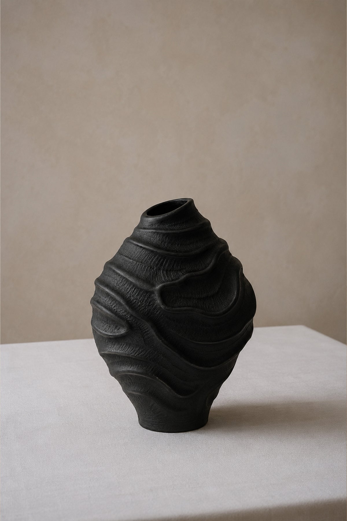 Astra Ripple Sculpture Vase