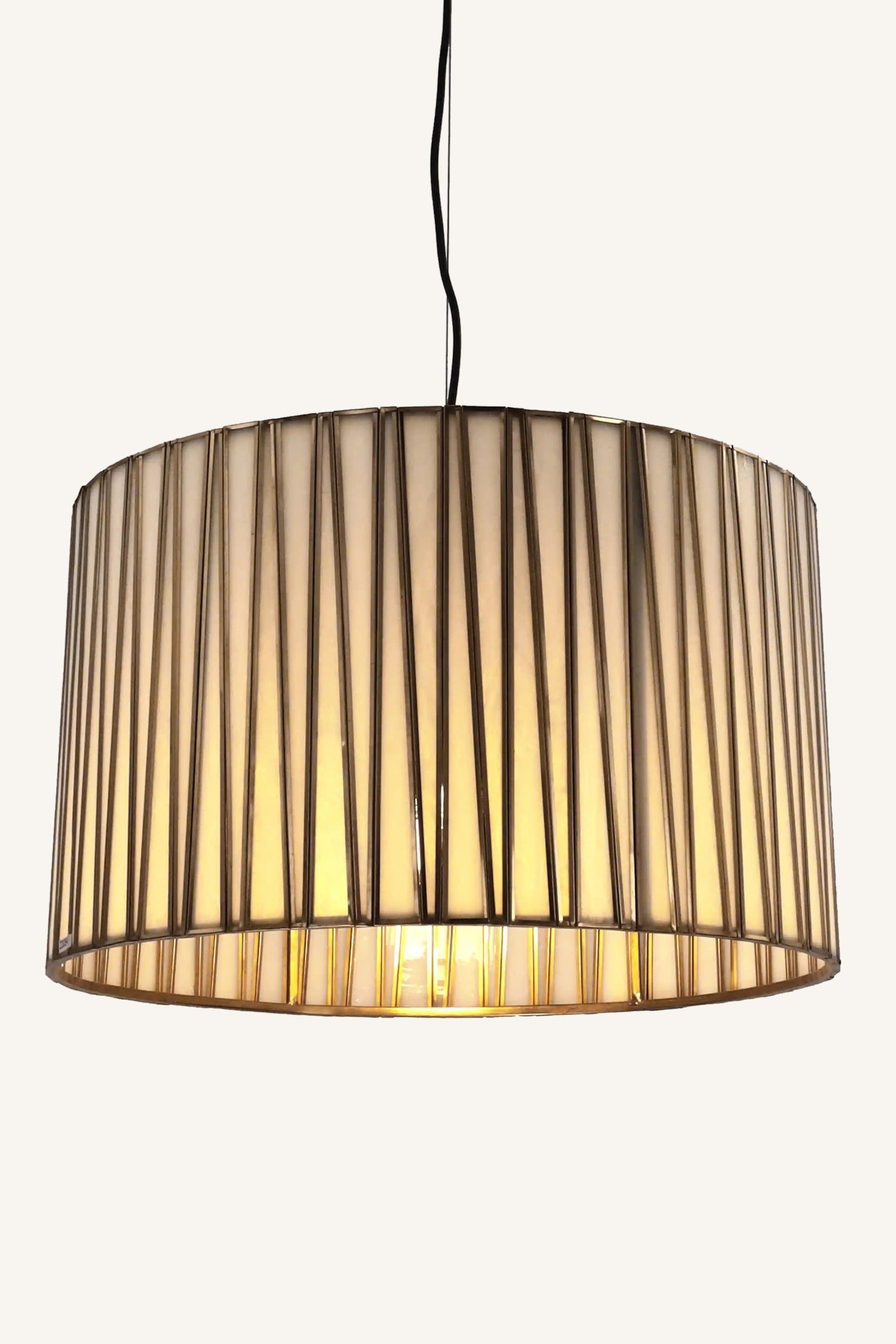Linea Halo Drum Pendant