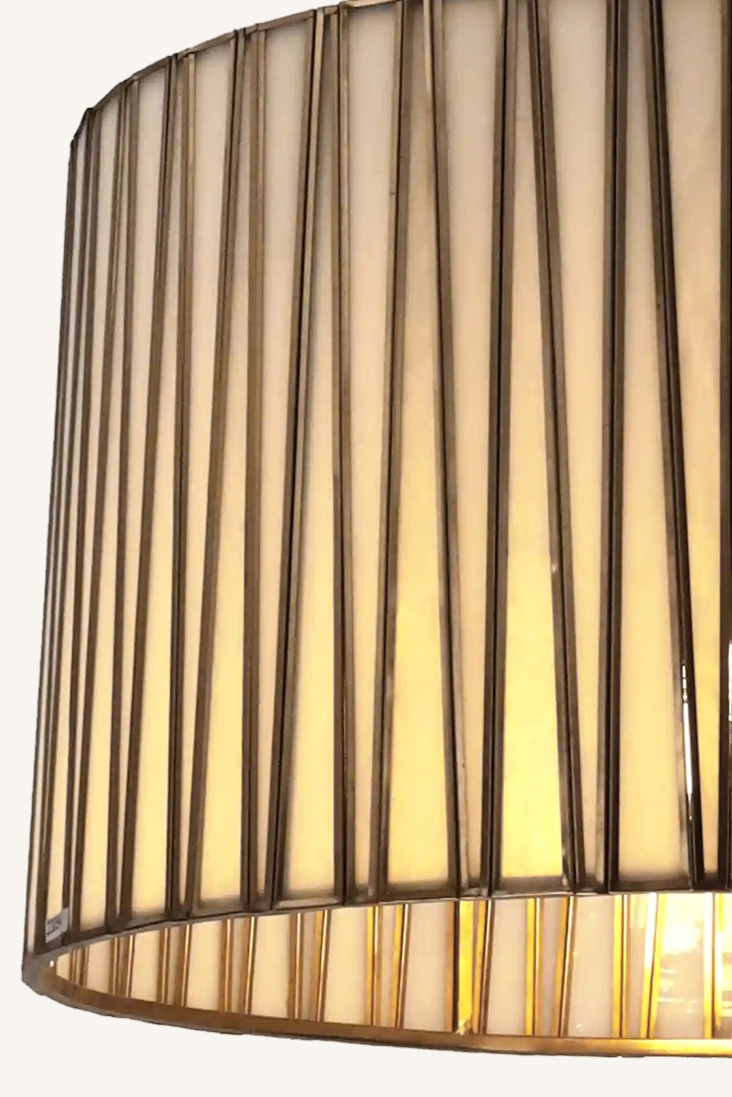 Linea Halo Drum Pendant