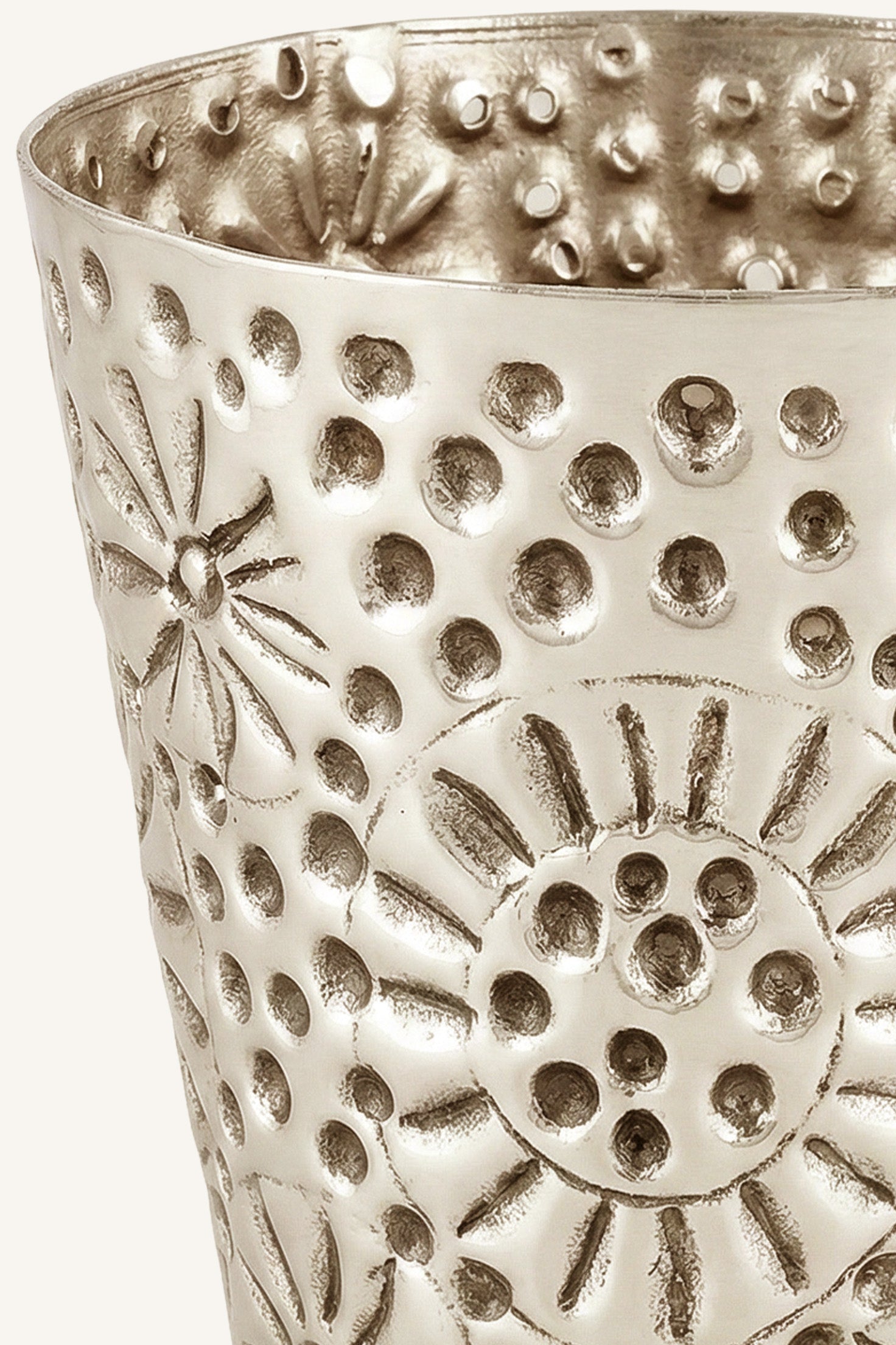 Fleurion Etched Tealight Globe