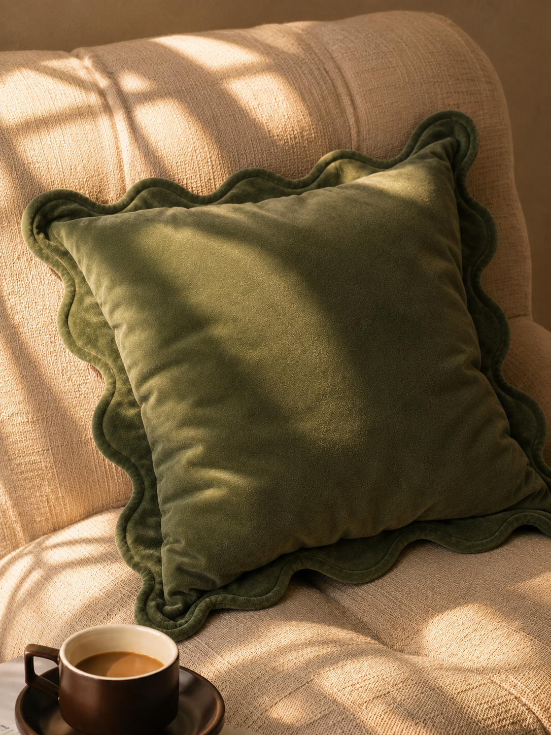 Woodland Velvet Crest Pillow