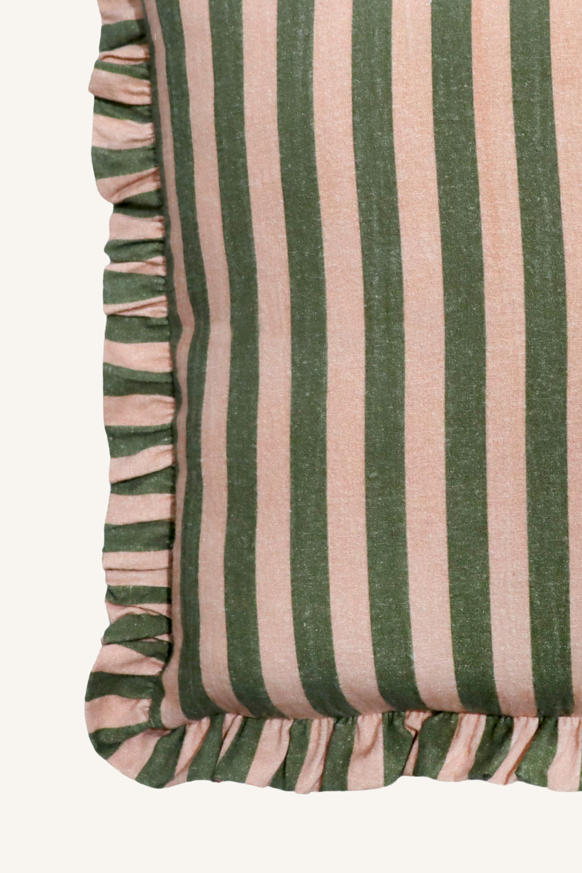 Gardenway Stripe Ruffle Pillow