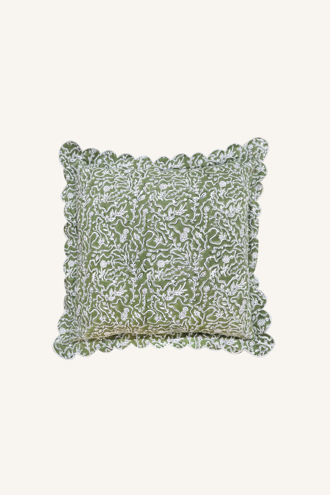 Fernlace Ruffle Pillow