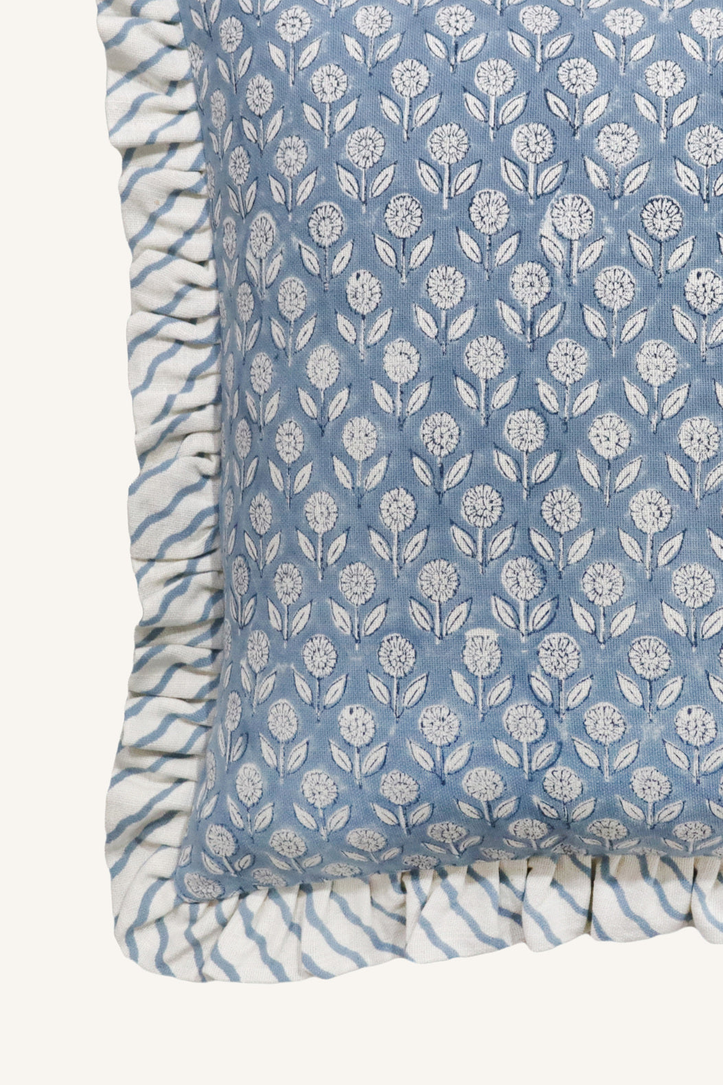 Frostpetal Lace Pillow