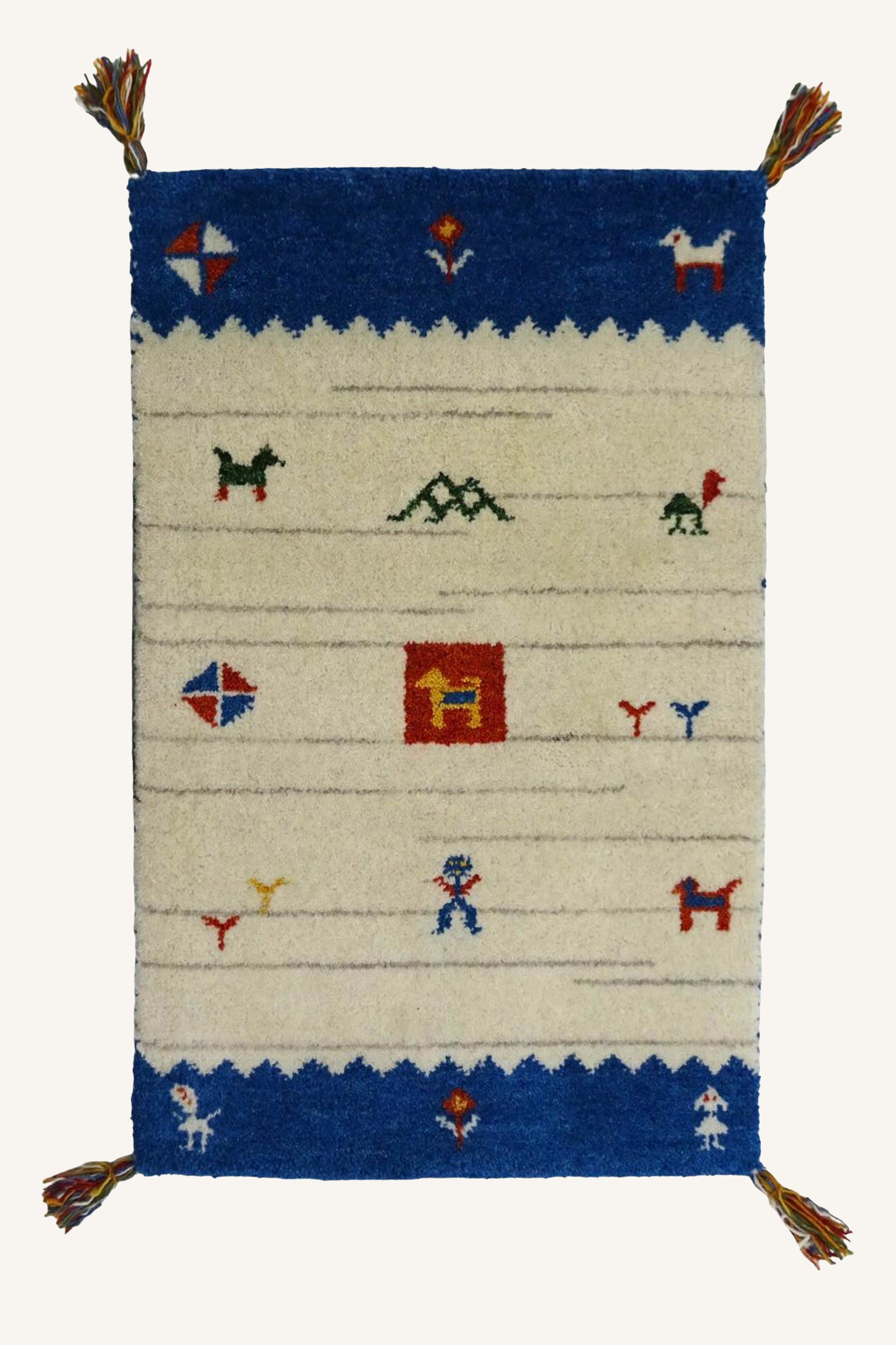 Tribal Charm Tassel Rug