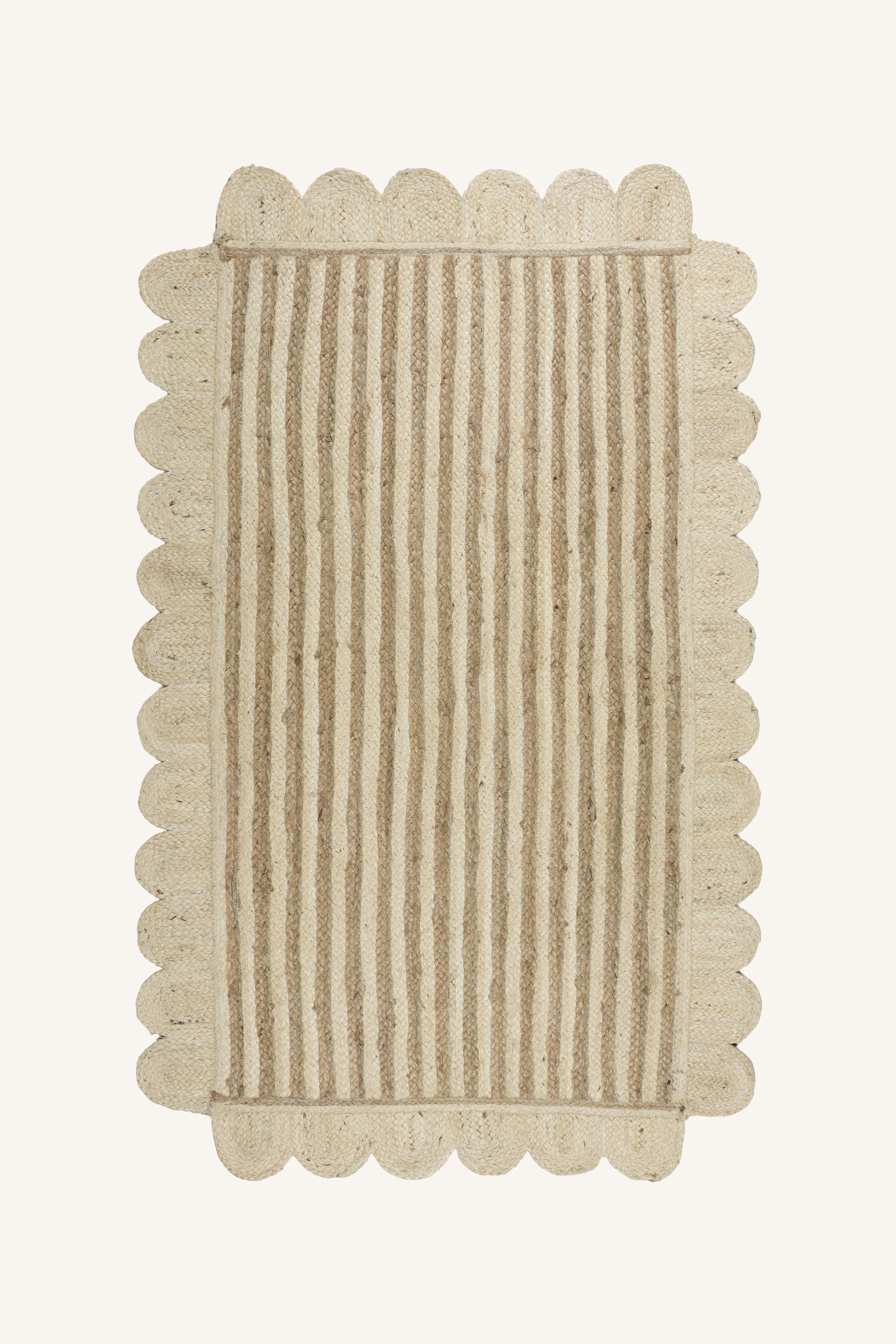 Scallop Crest Textured Rug