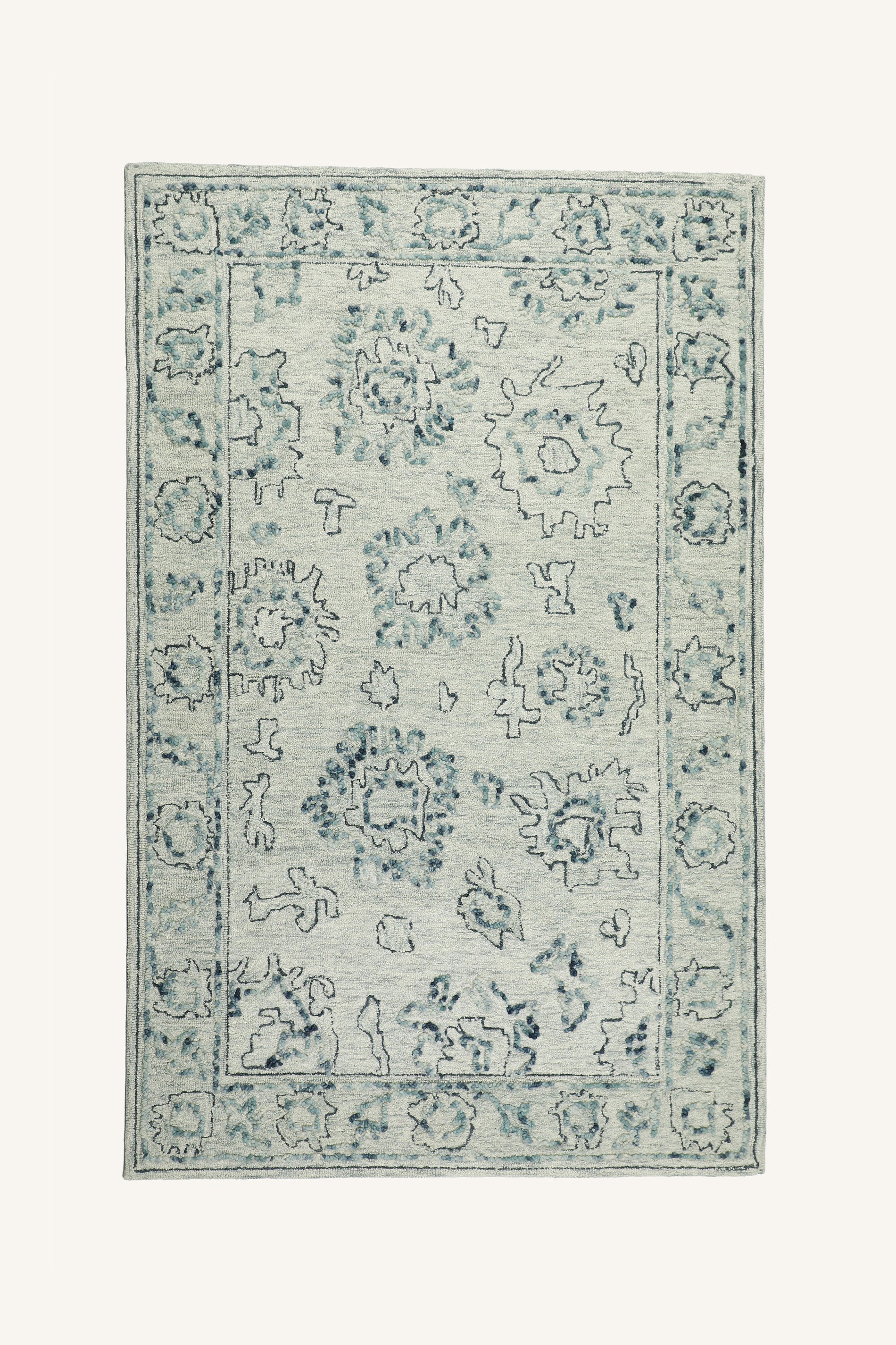 Frosted Bloom Vintage Rug