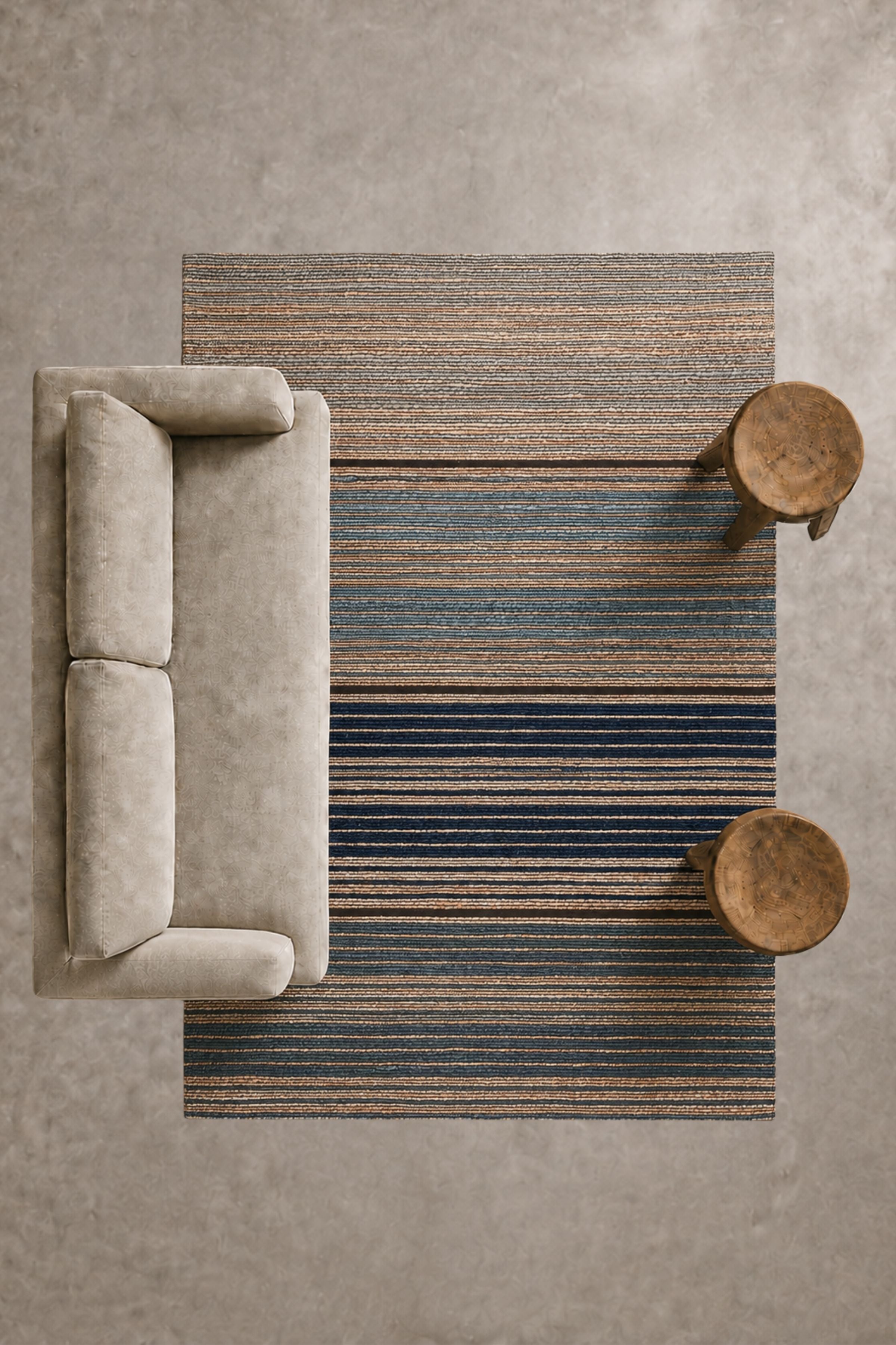 Ghati-Dhara Rug - Blue