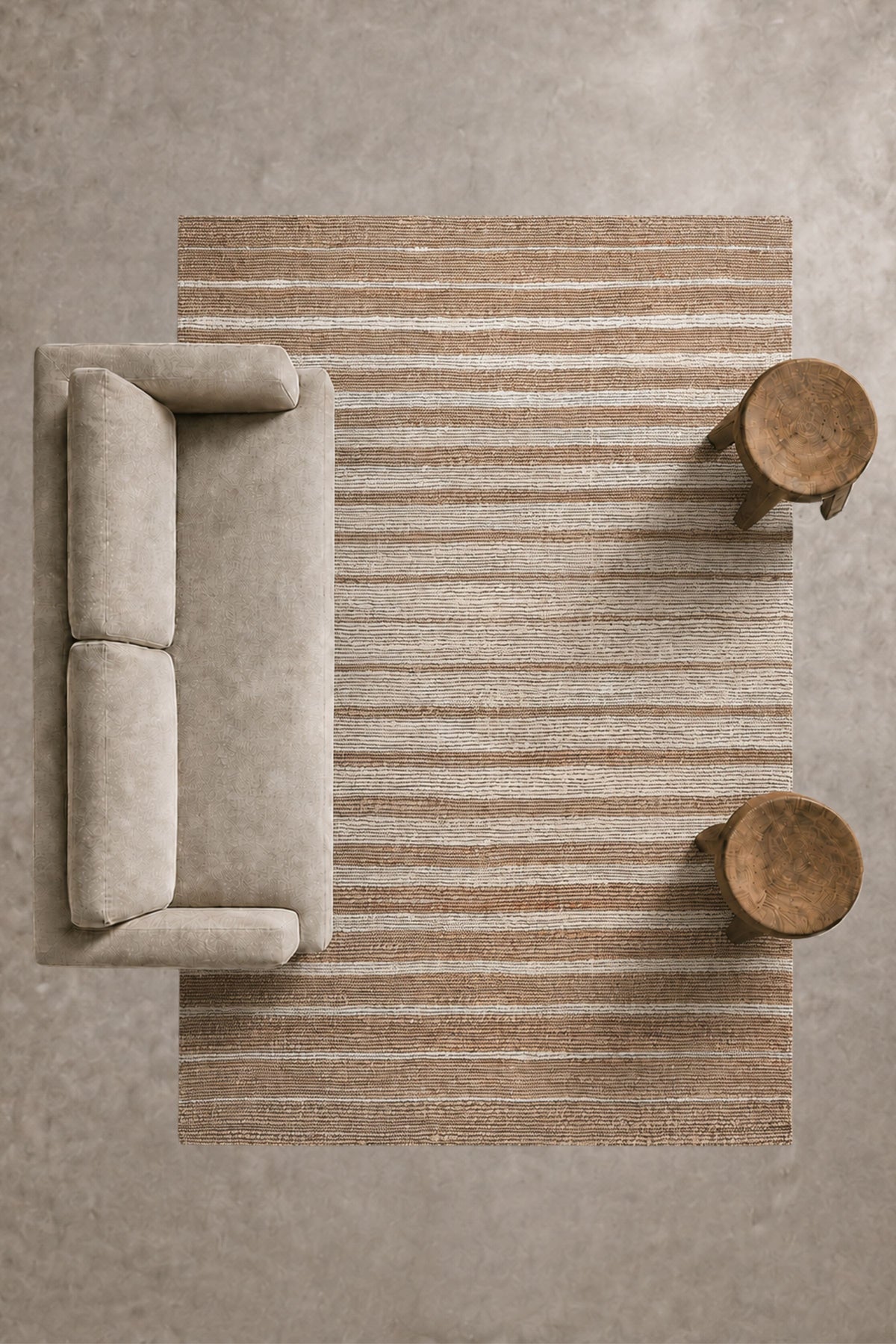 Claywash Column Rug