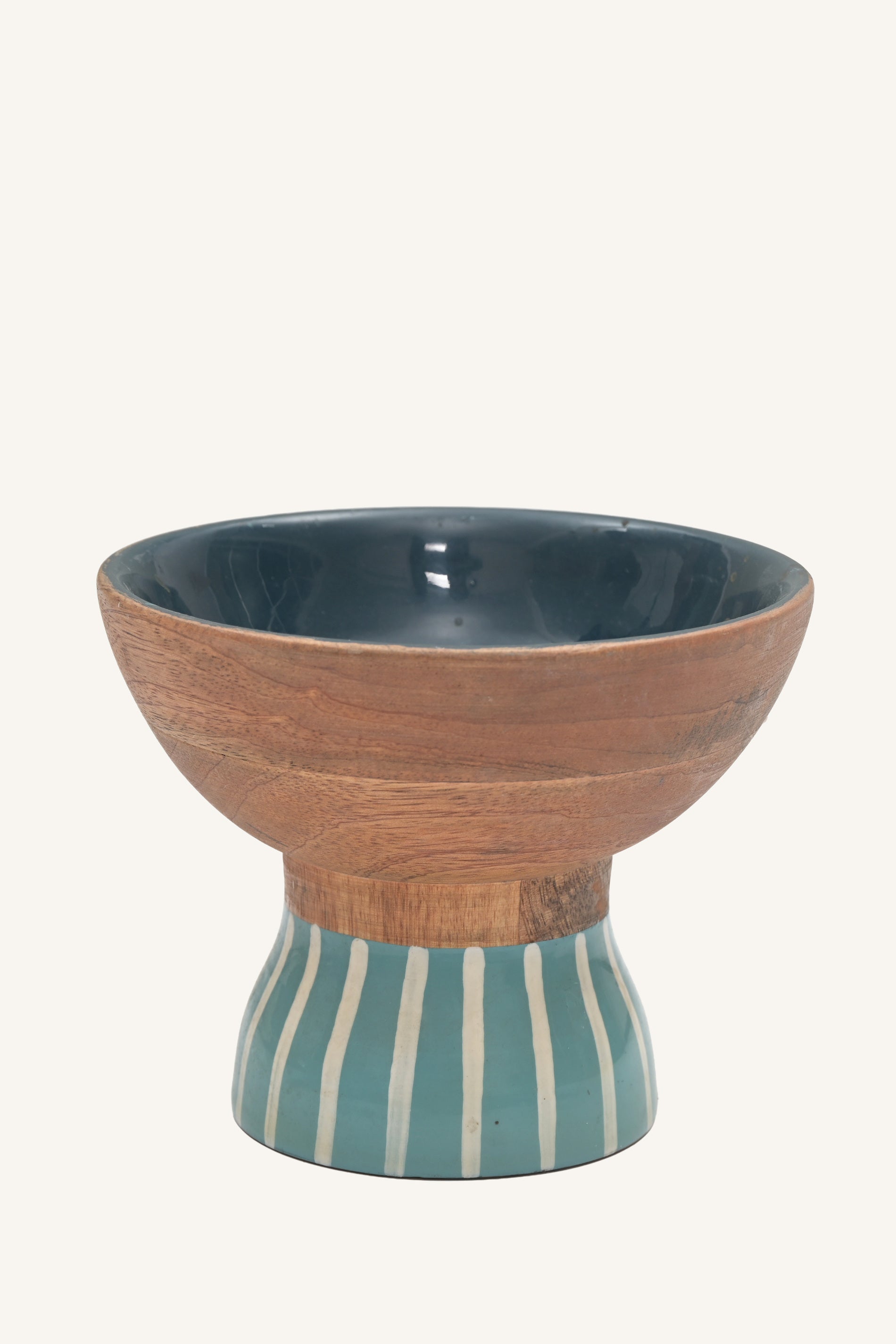 Azure Stem Pedestal Bowl