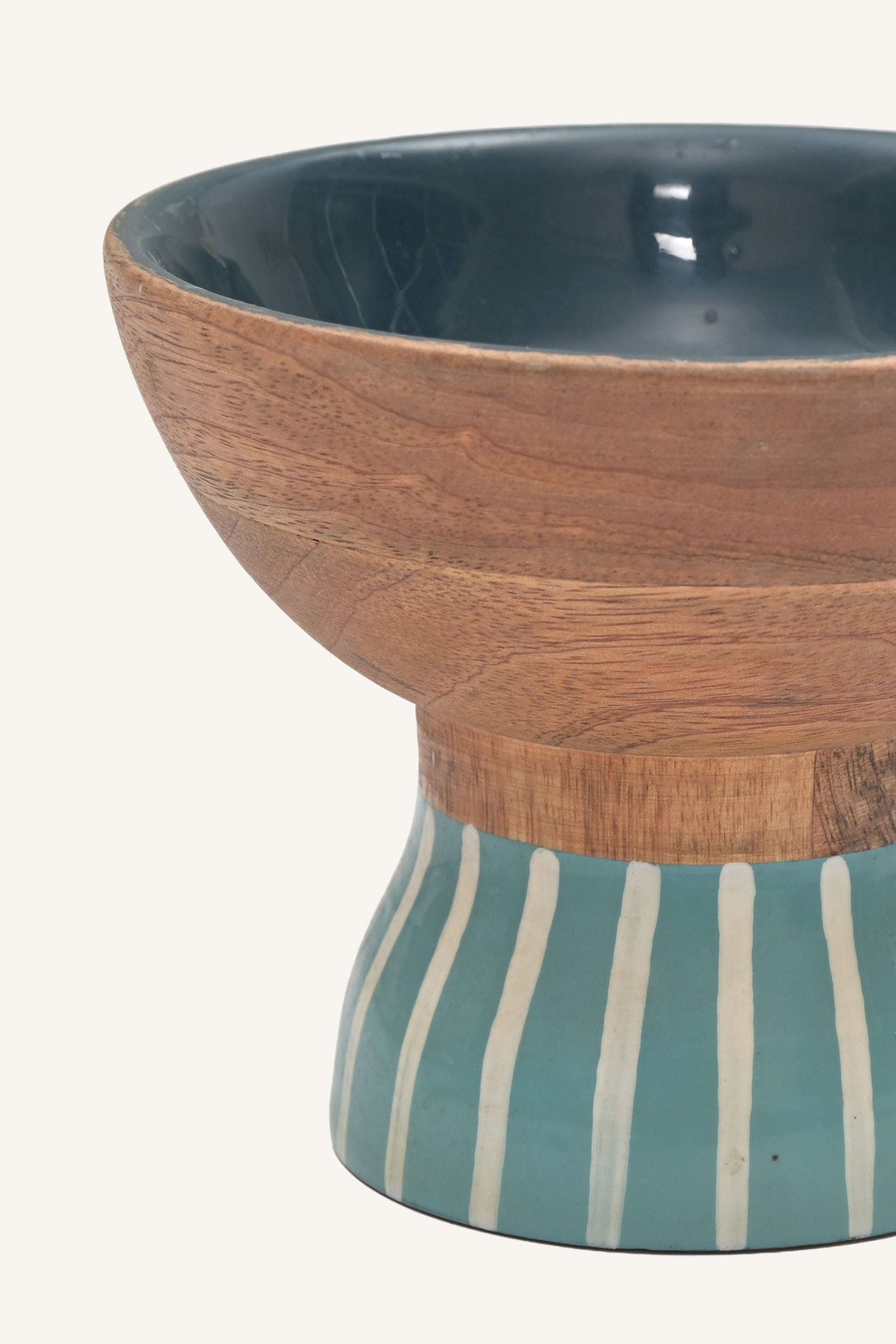Azure Stem Pedestal Bowl