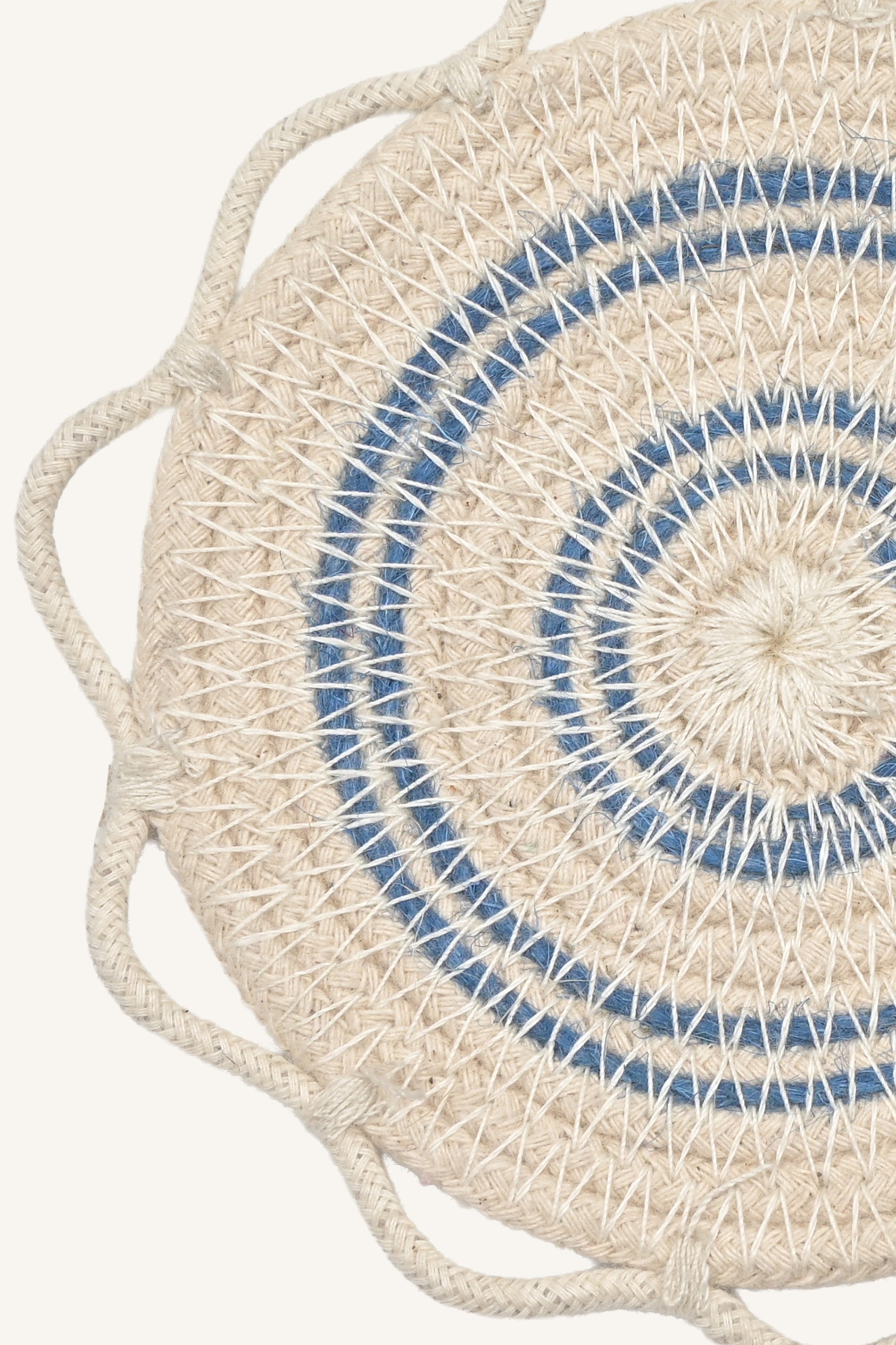Blue Whorl Scallop Decor