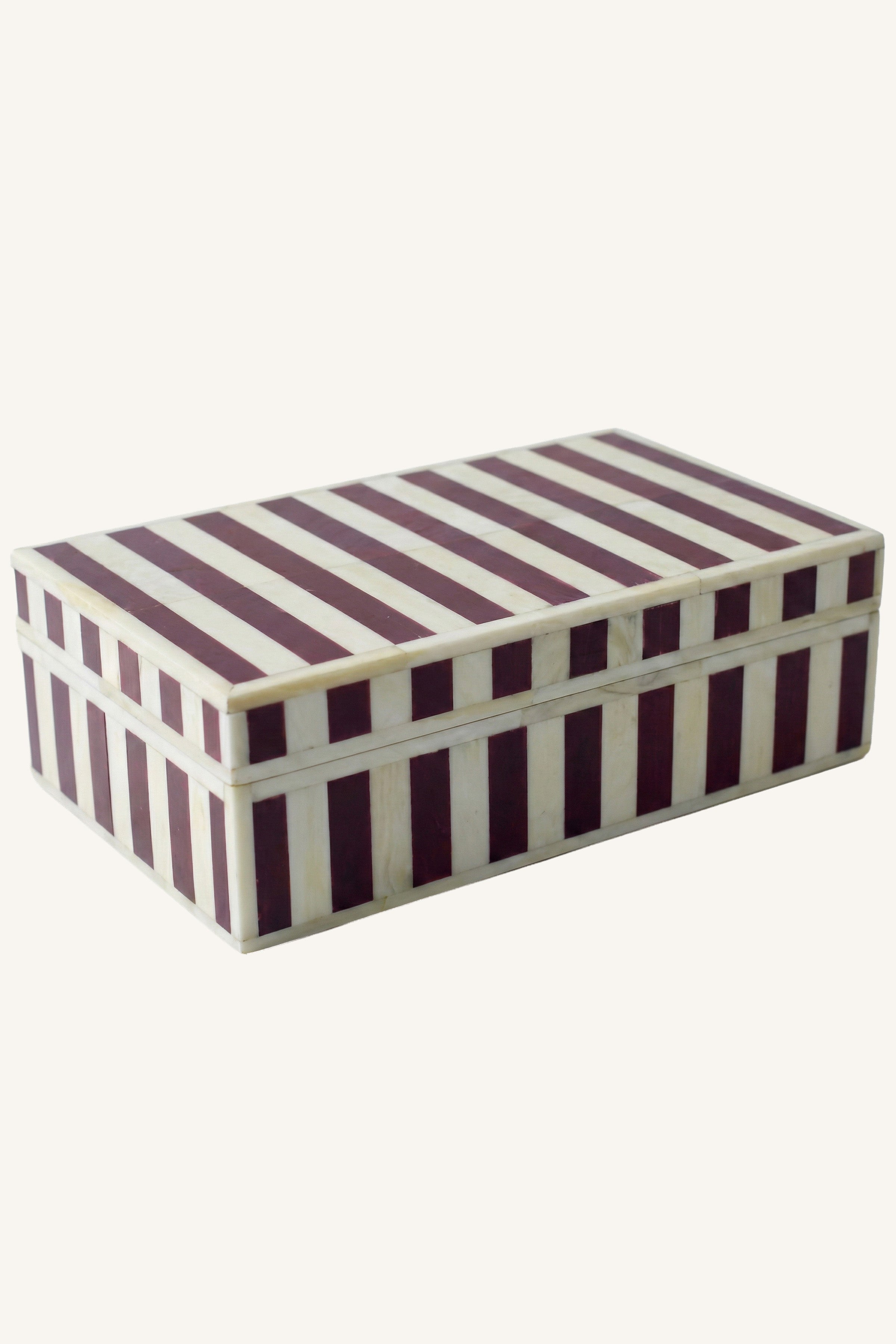Regalia Stripe Bone Inlay Box