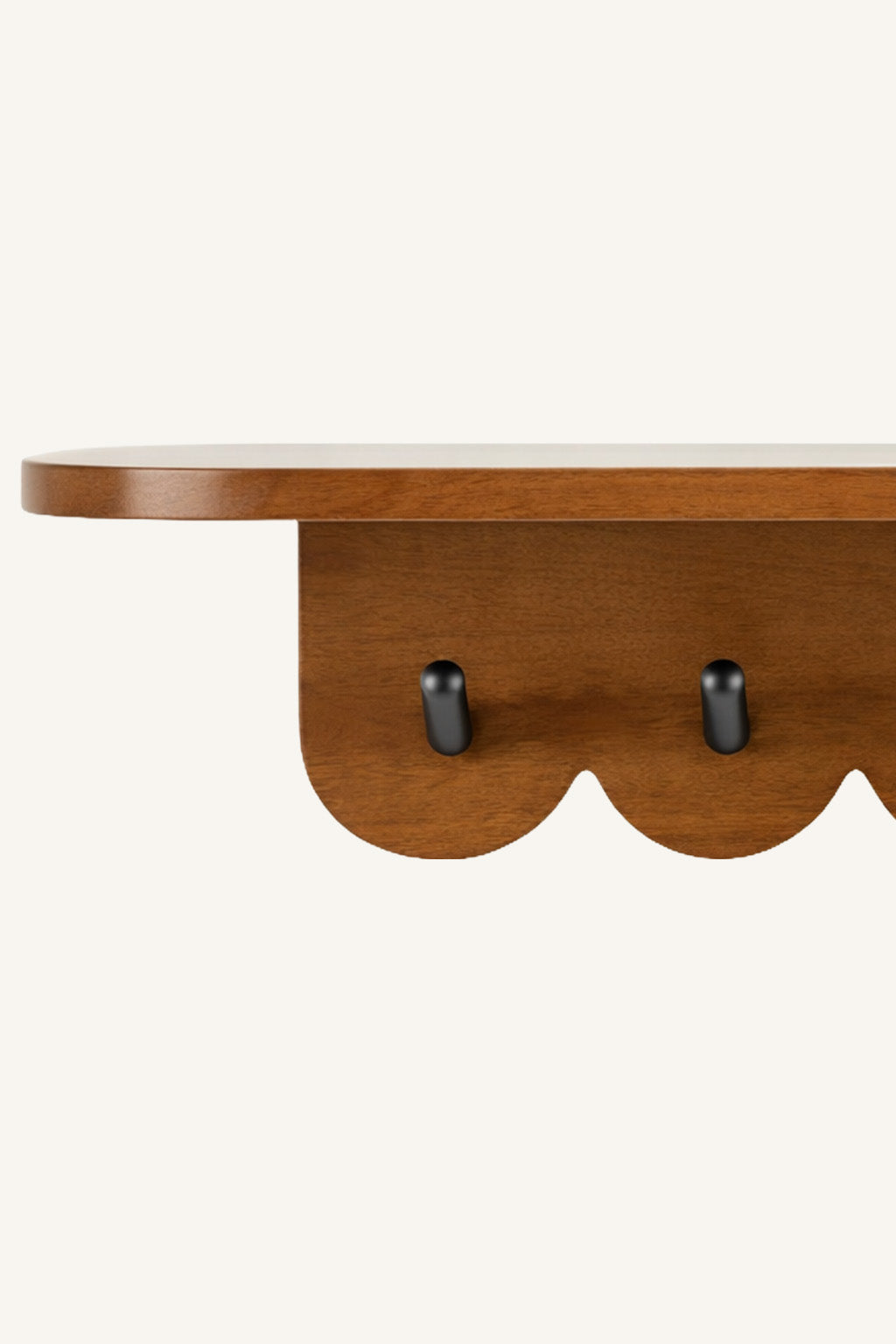 Scallop Edge Hook Shelf
