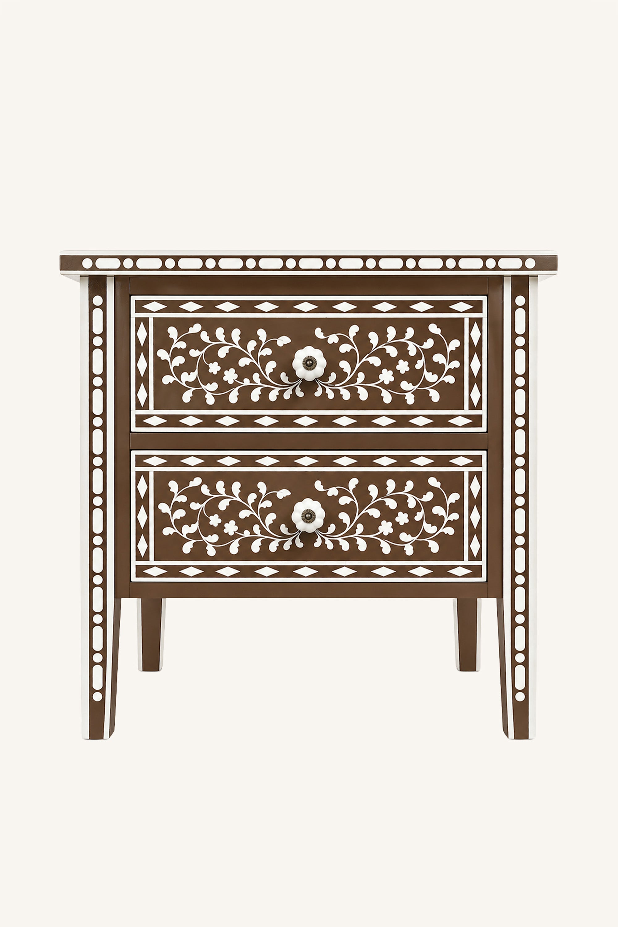 Meadow Inlay Bedside Table