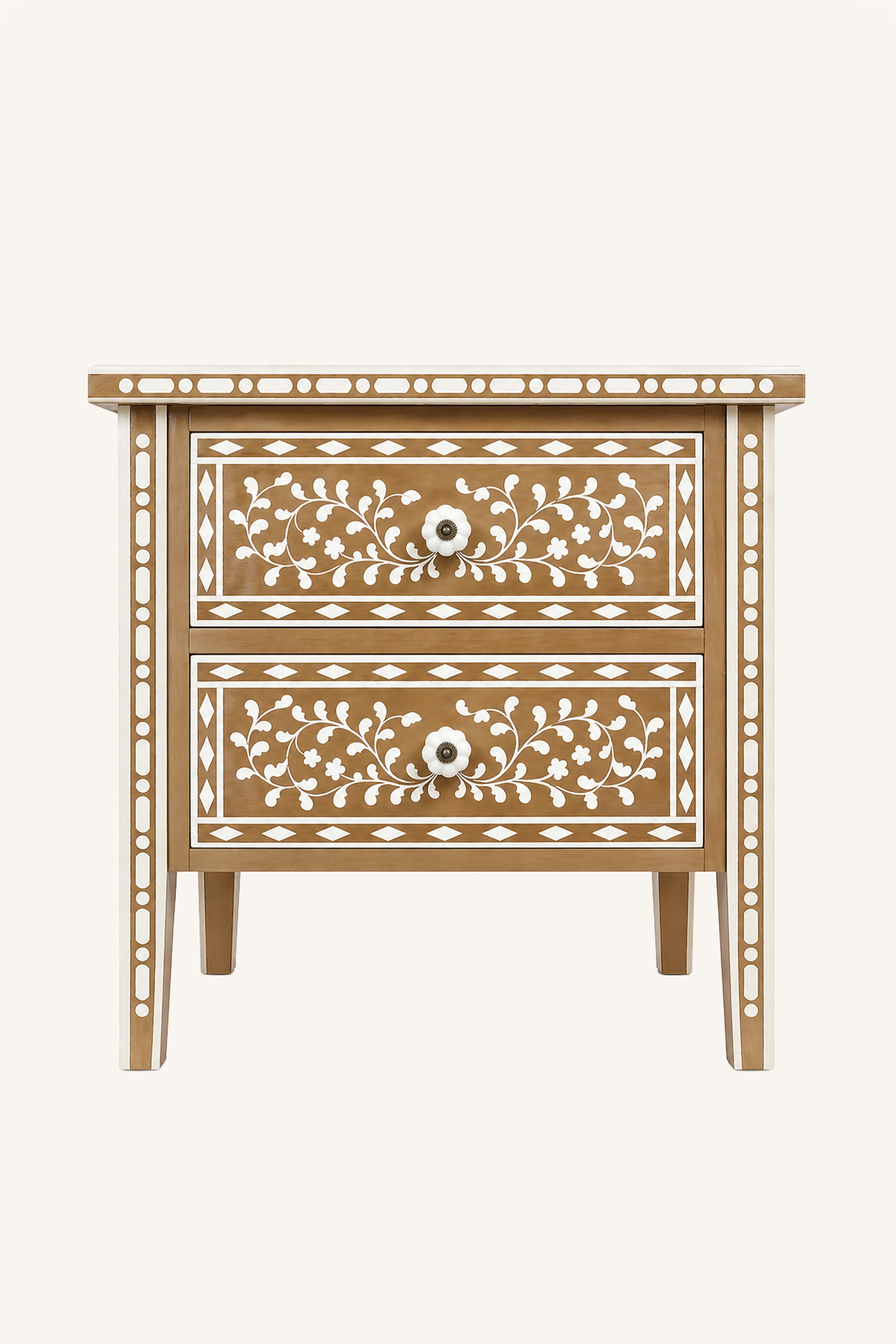 Meadow Inlay Bedside Table