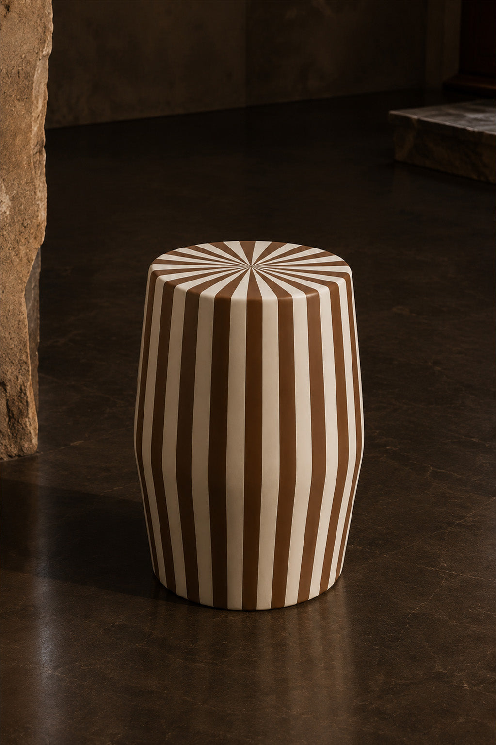 Sunray Stripe Stool