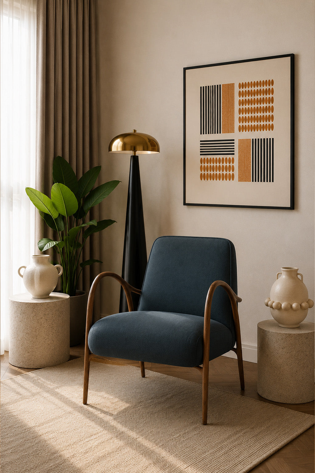 Azure Armchair
