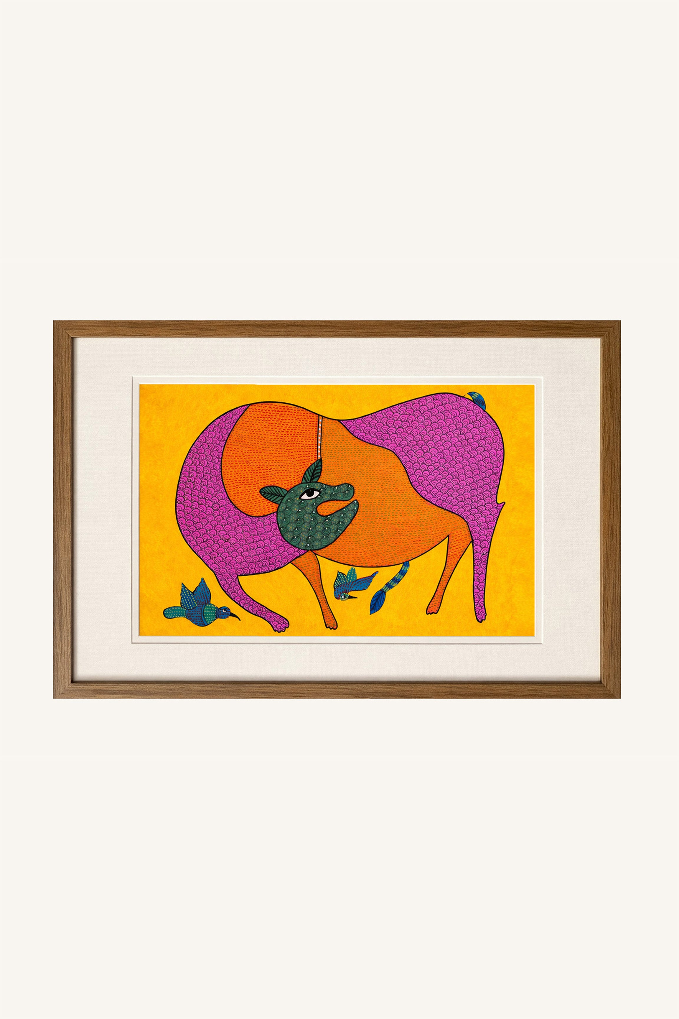 Petal Horn Gond Art
