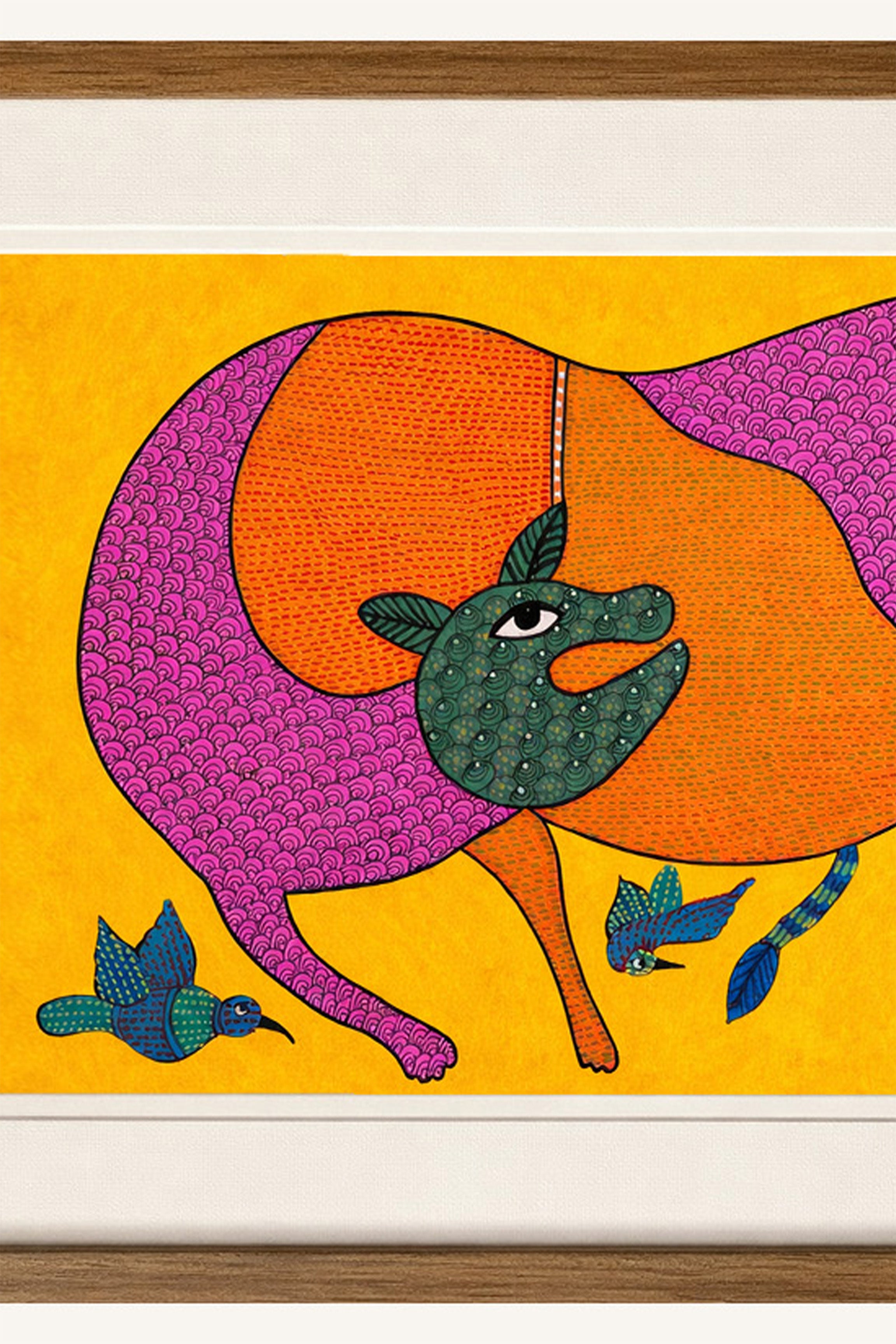 Petal Horn Gond Art