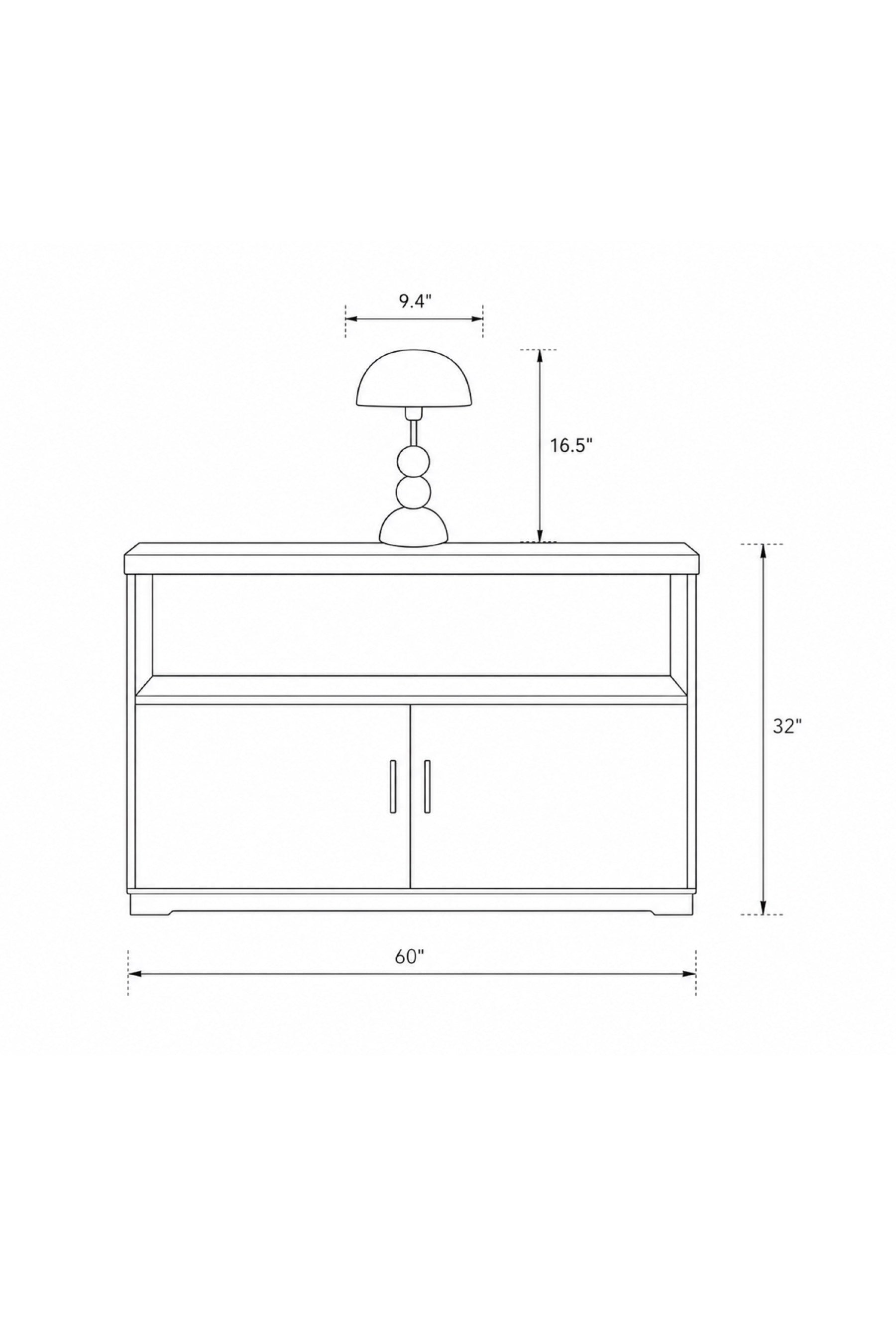 Serin Orbit Lamp - Crome