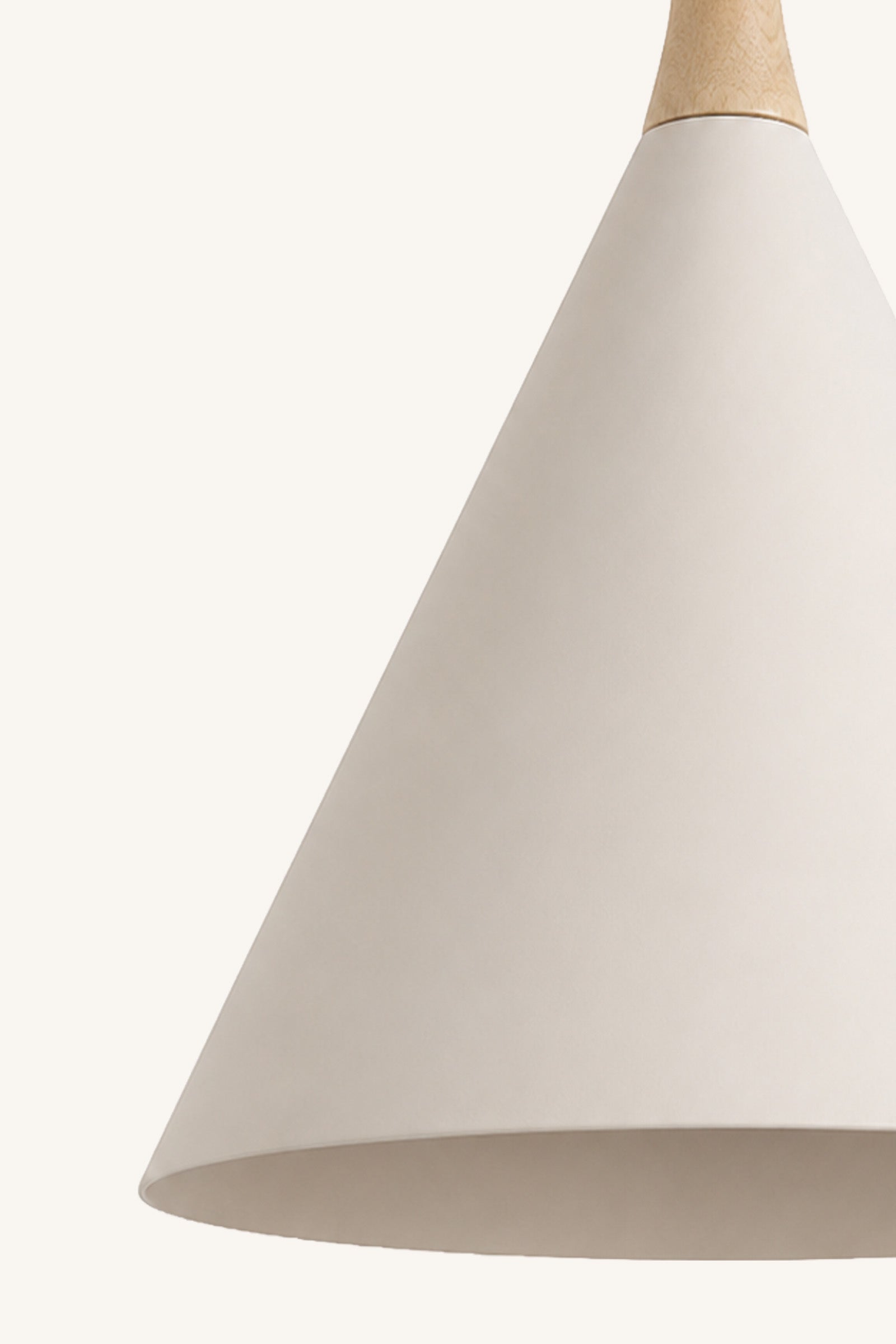 Kora Timber Pendant - Beige