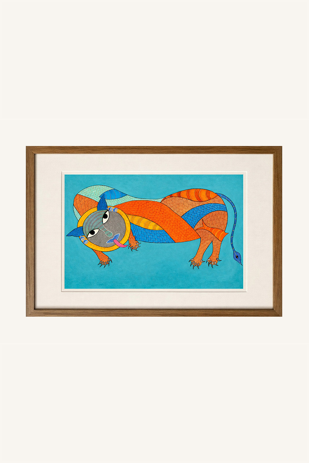 The Quiet Trickster Gond Art