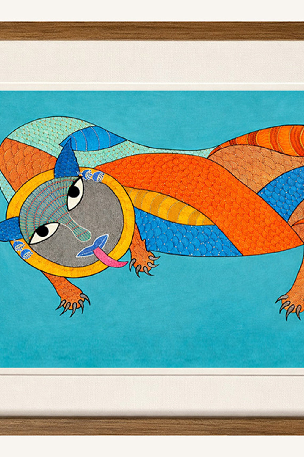 The Quiet Trickster Gond Art