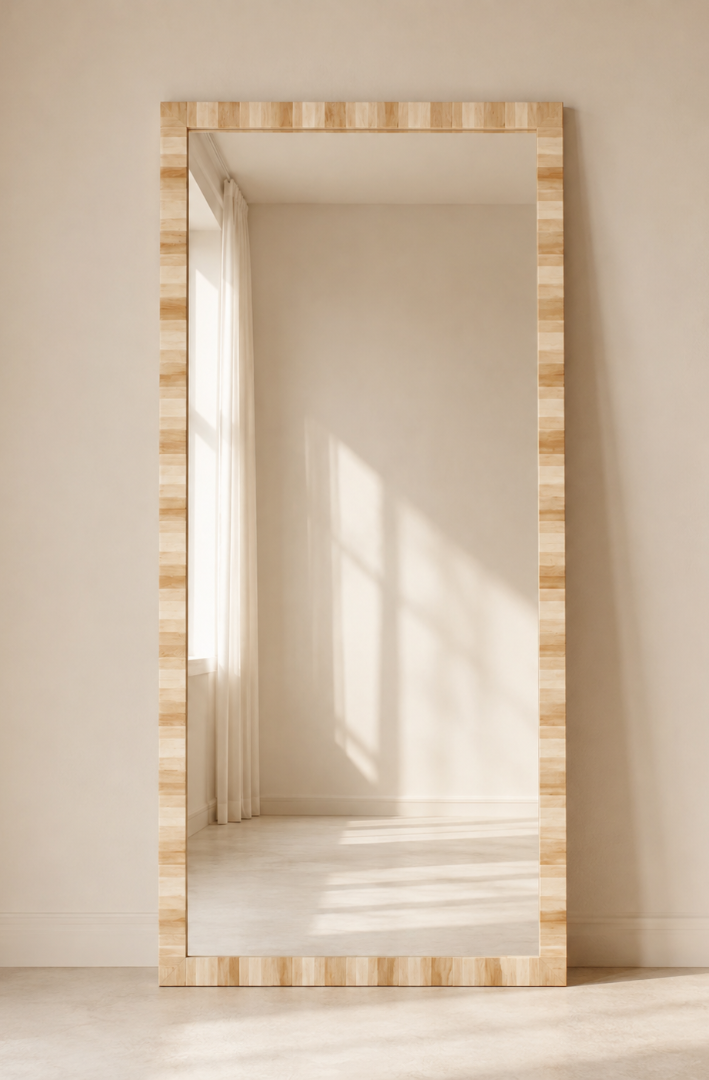 Sandler Grid Floor Mirror