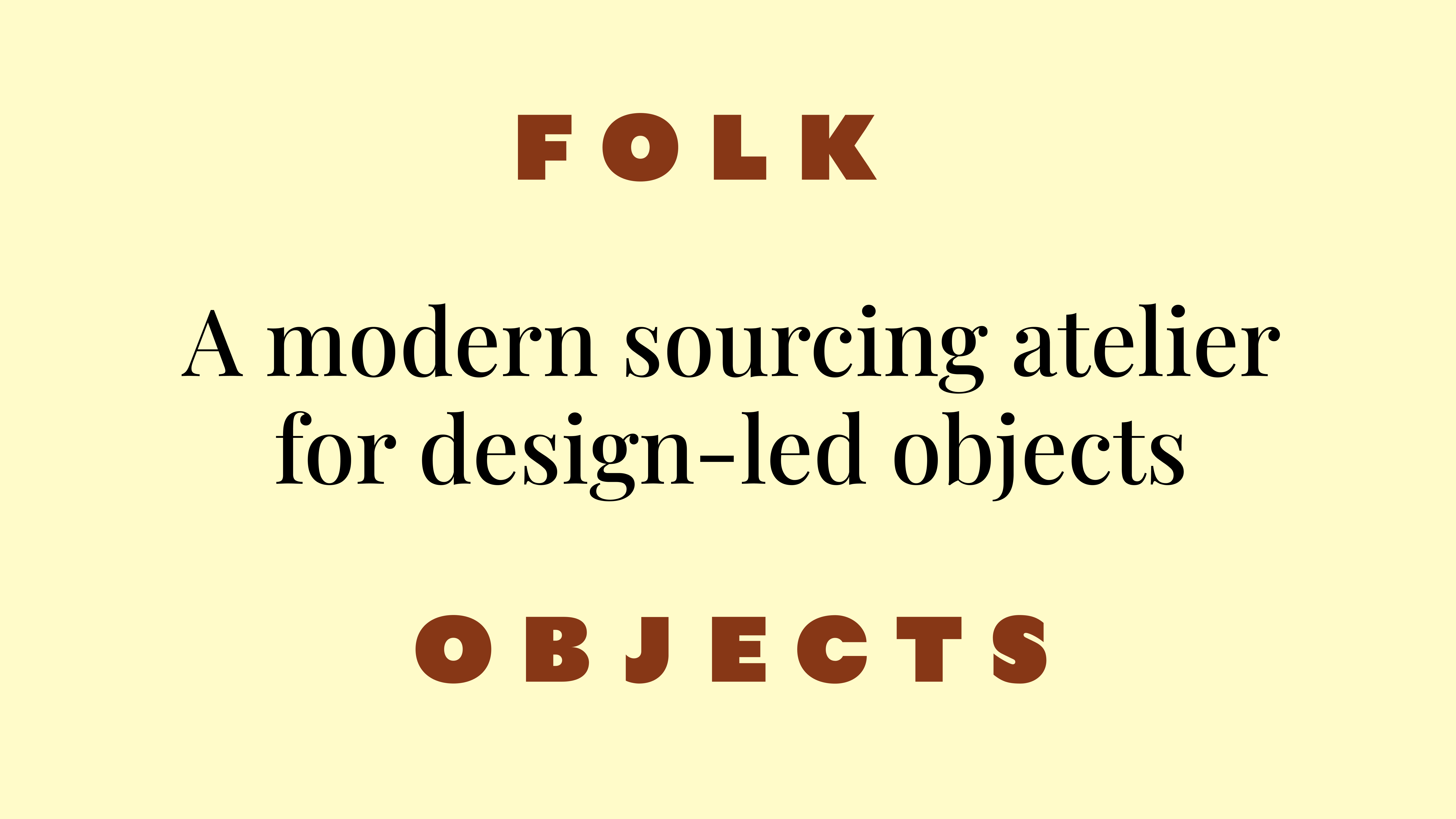 Folk Objects