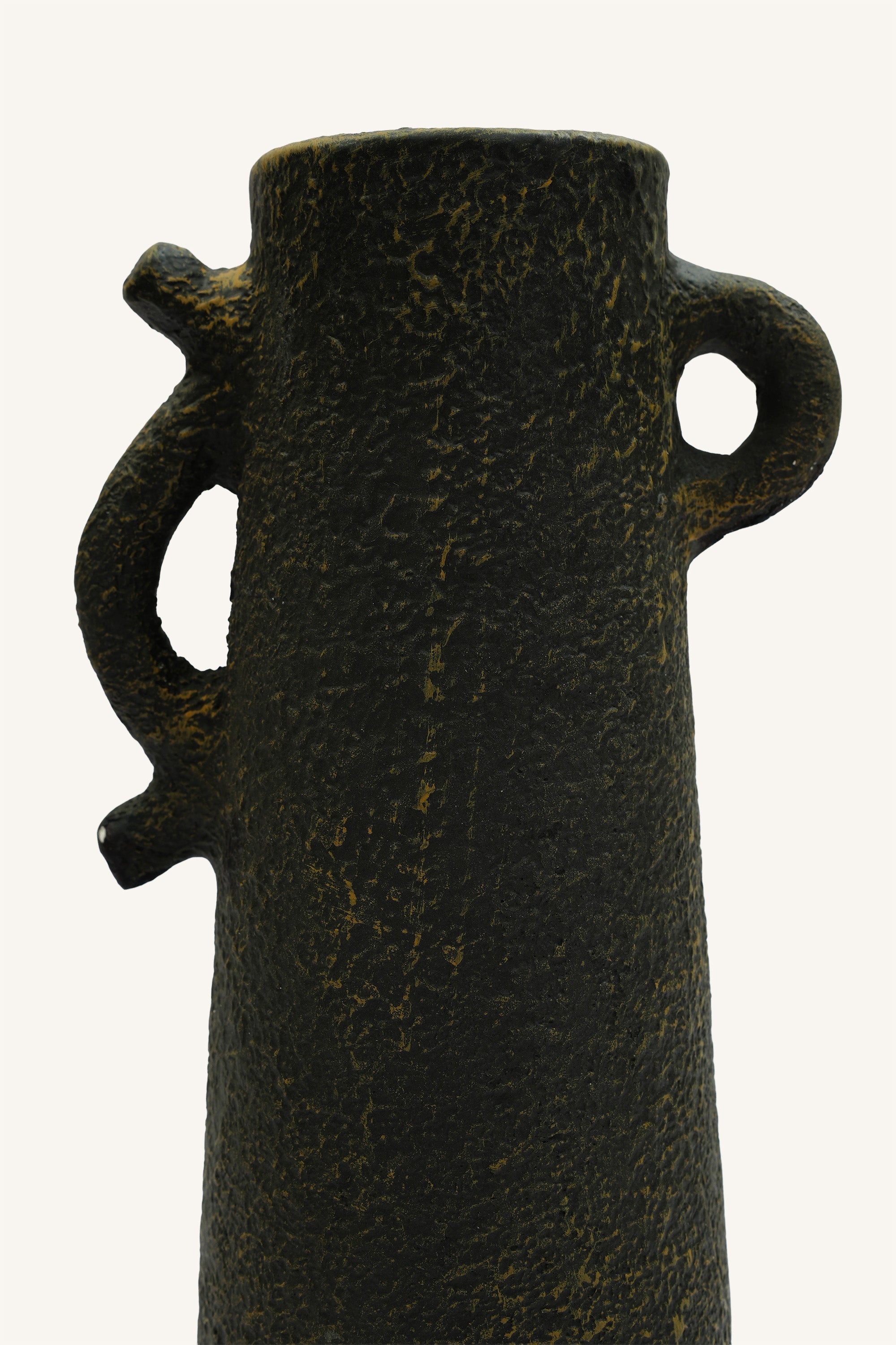 Charcoal Crest Tall Vase