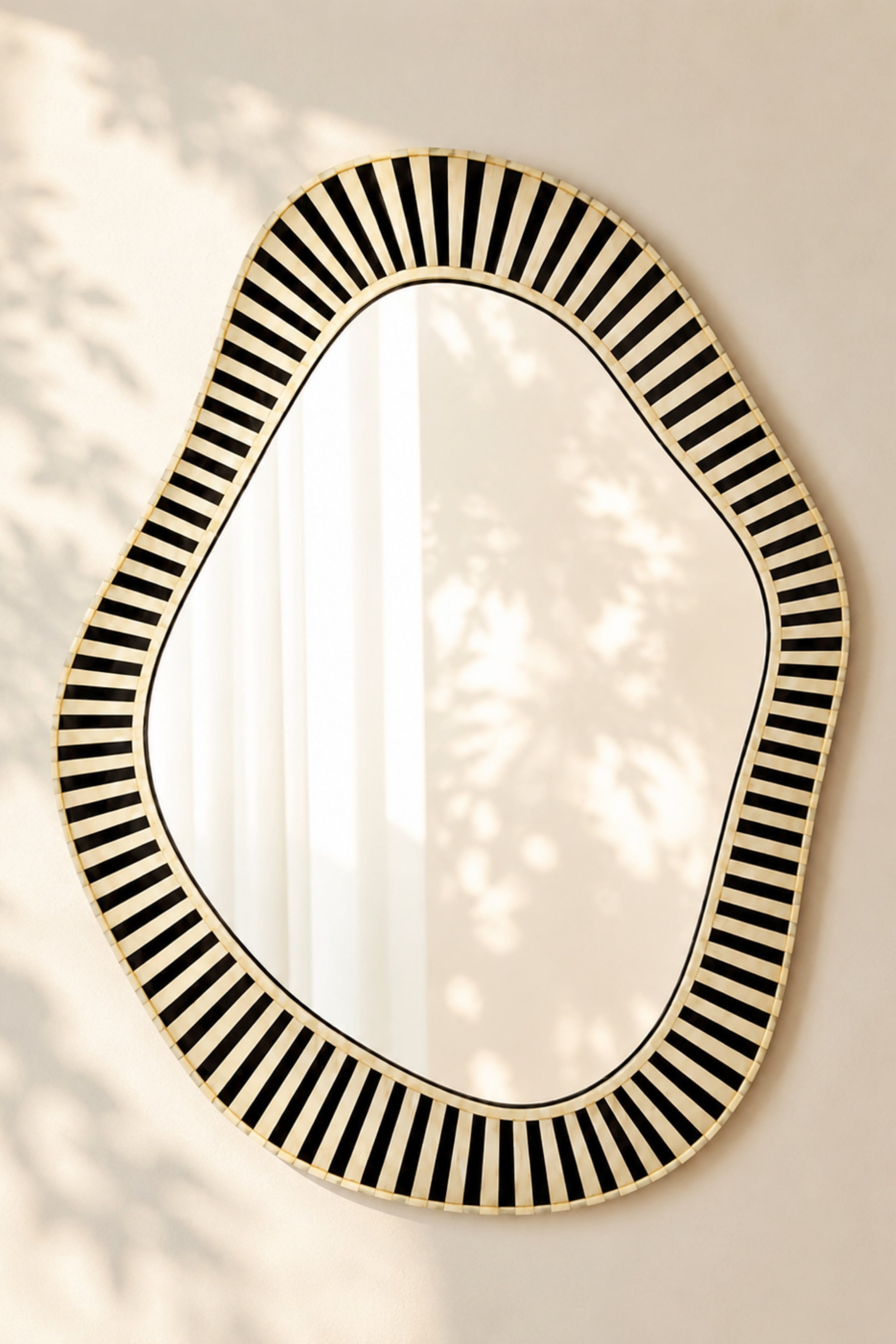 Striata Wave Mirror