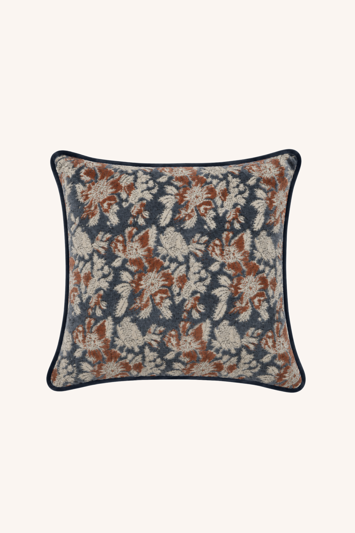 Sapphire Bloom Pillow