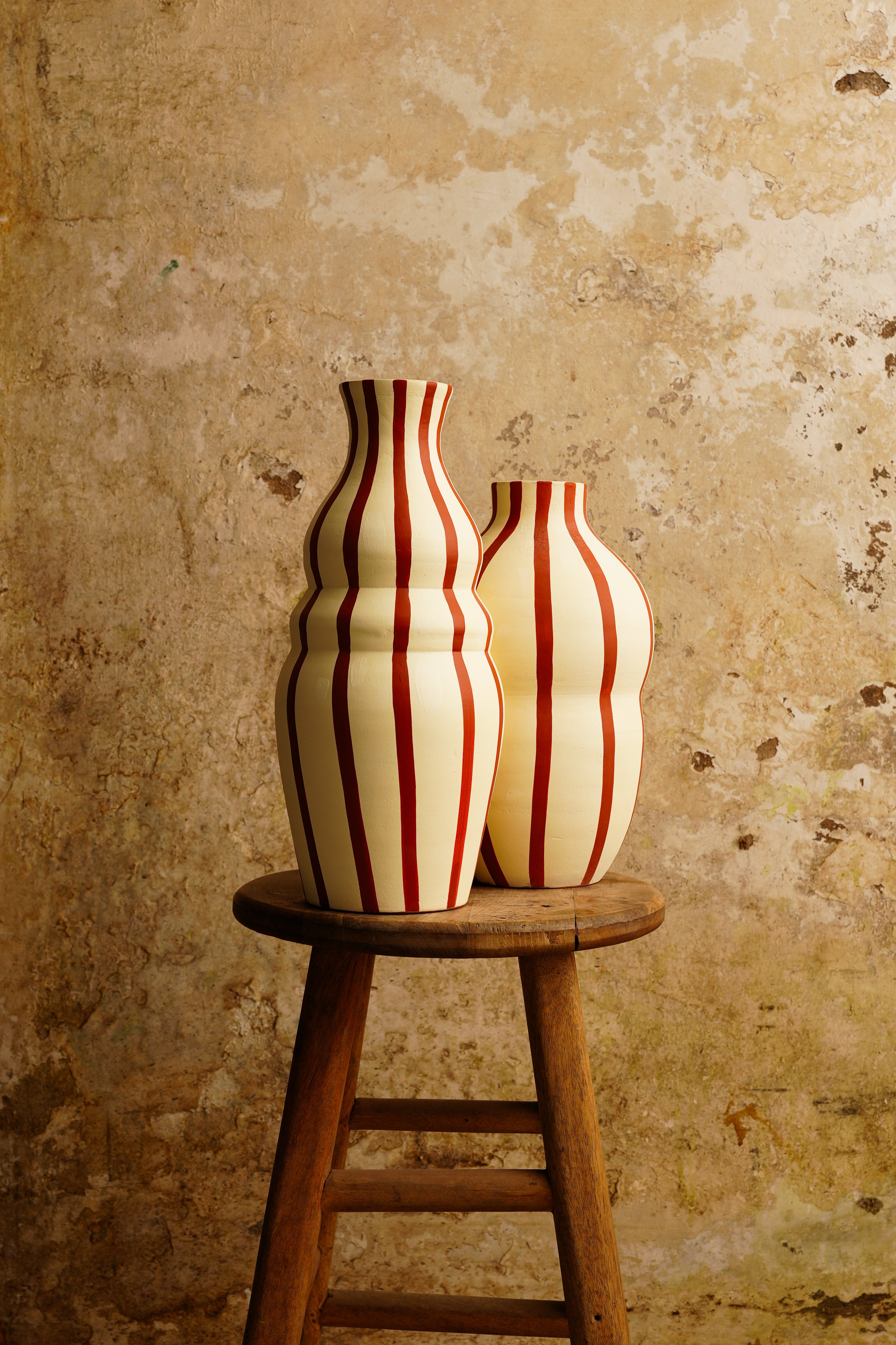 Terrastripe Curve Vase - Medium