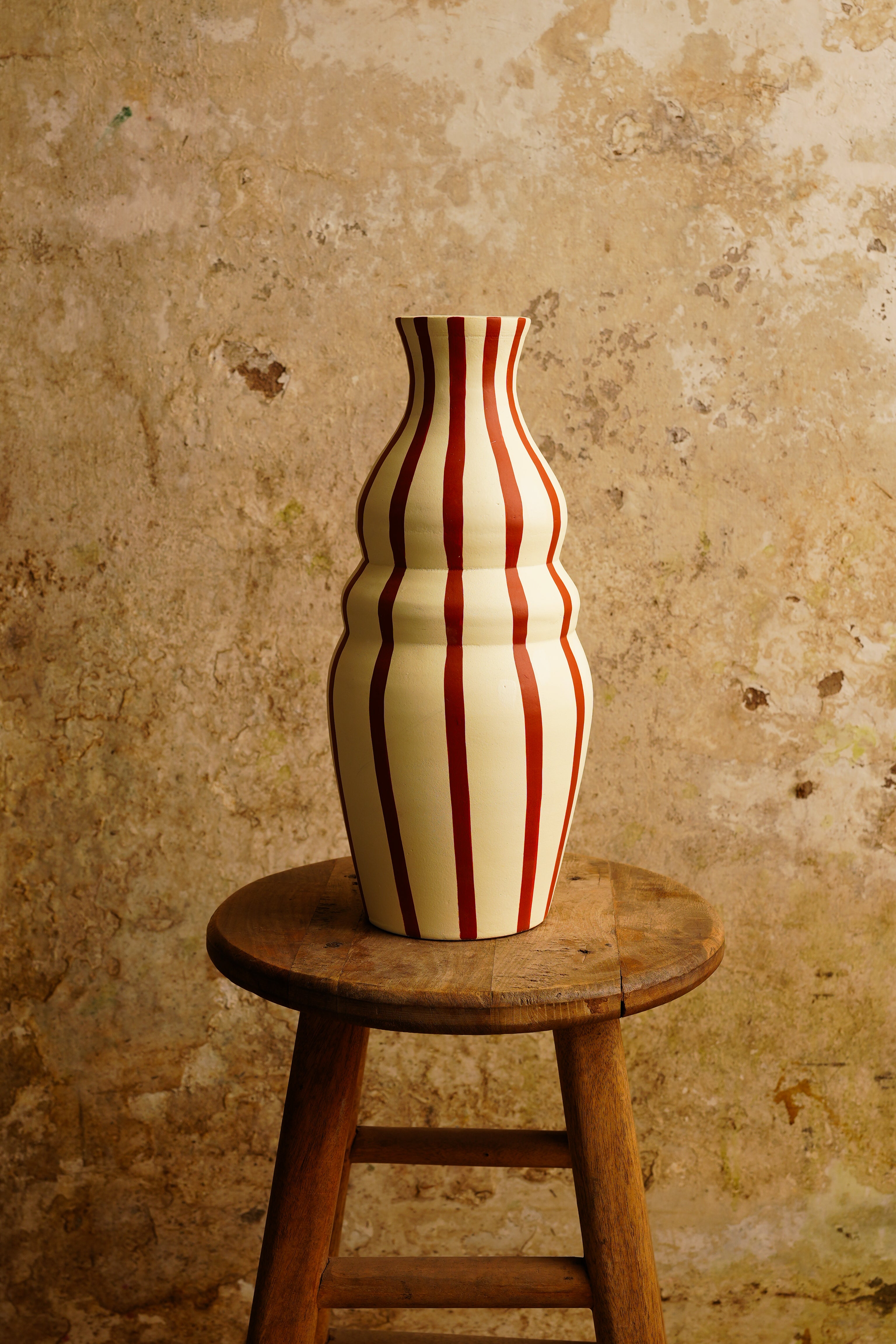 Terrastripe Curve Vase Set - Large