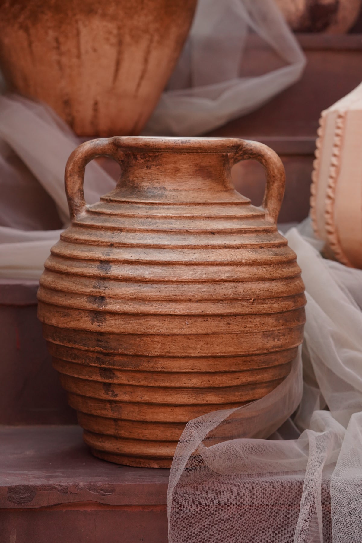 Ribbed Hearth Vase