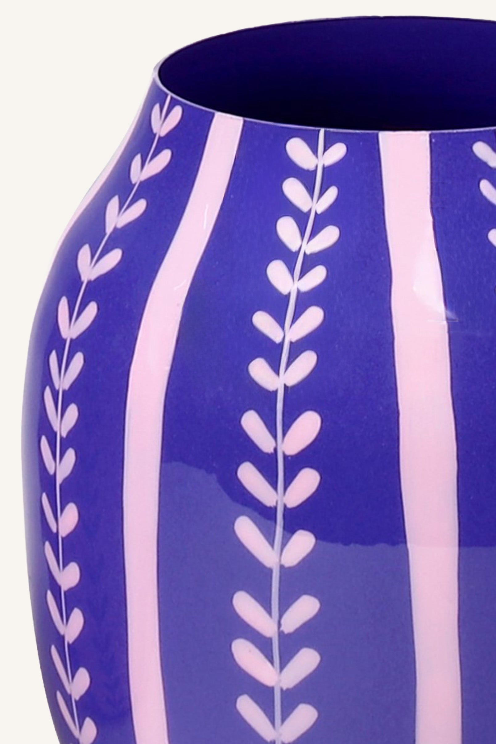 Lunar Laurel Globe Vase