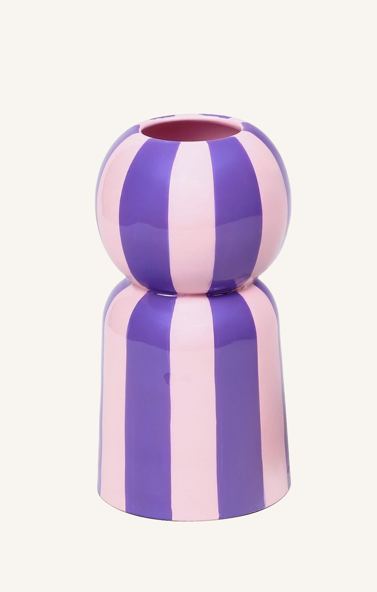 Plum Echo Pedestal Vase
