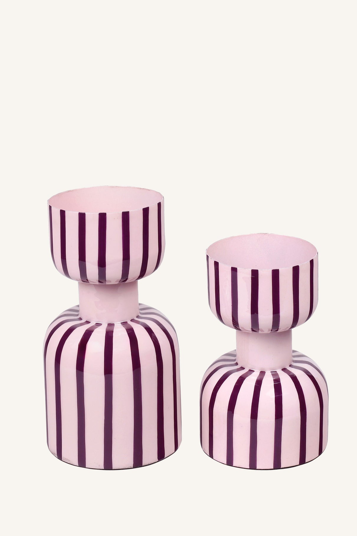 Blossom Stripe Twin Vases