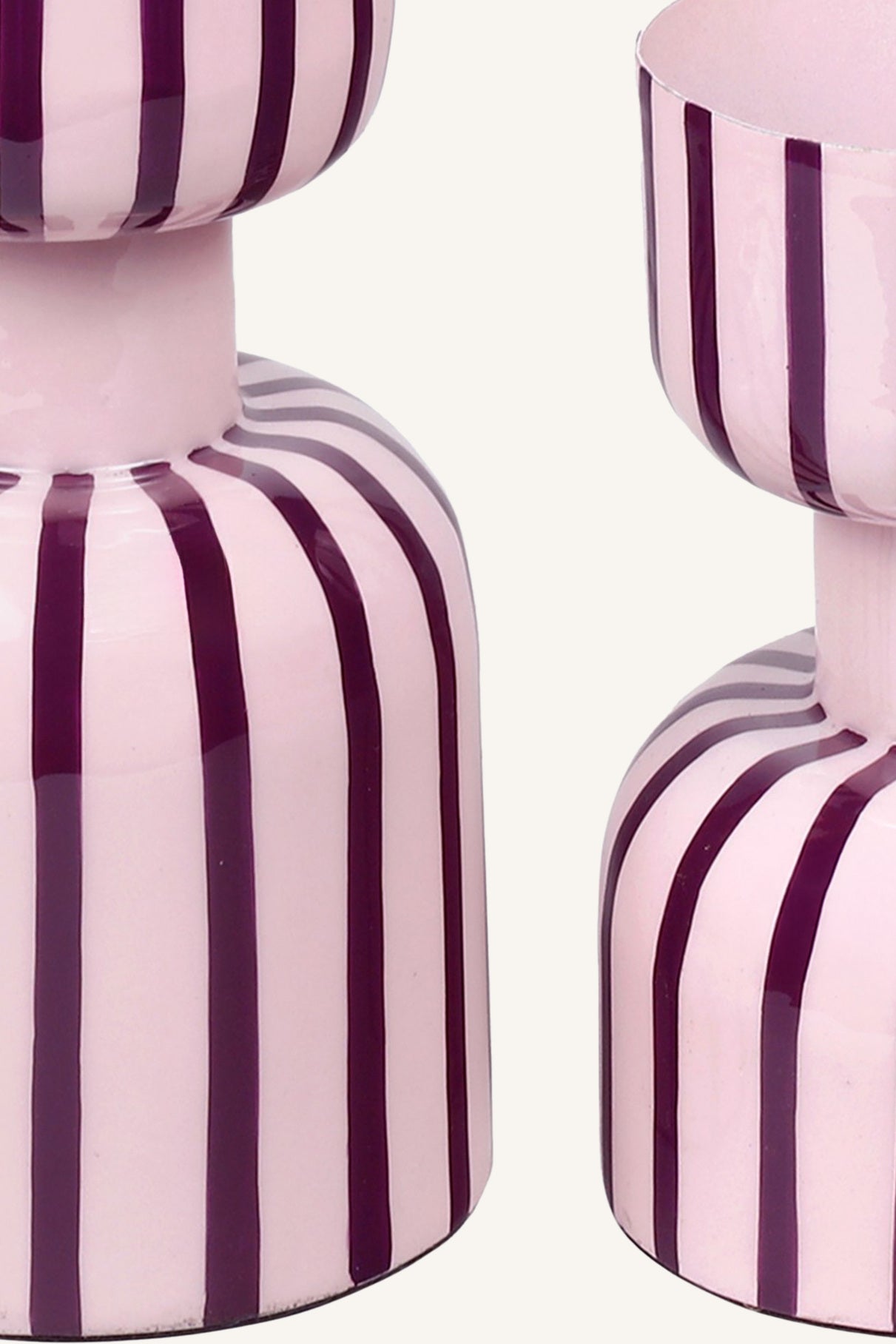 Blossom Stripe Twin Vases