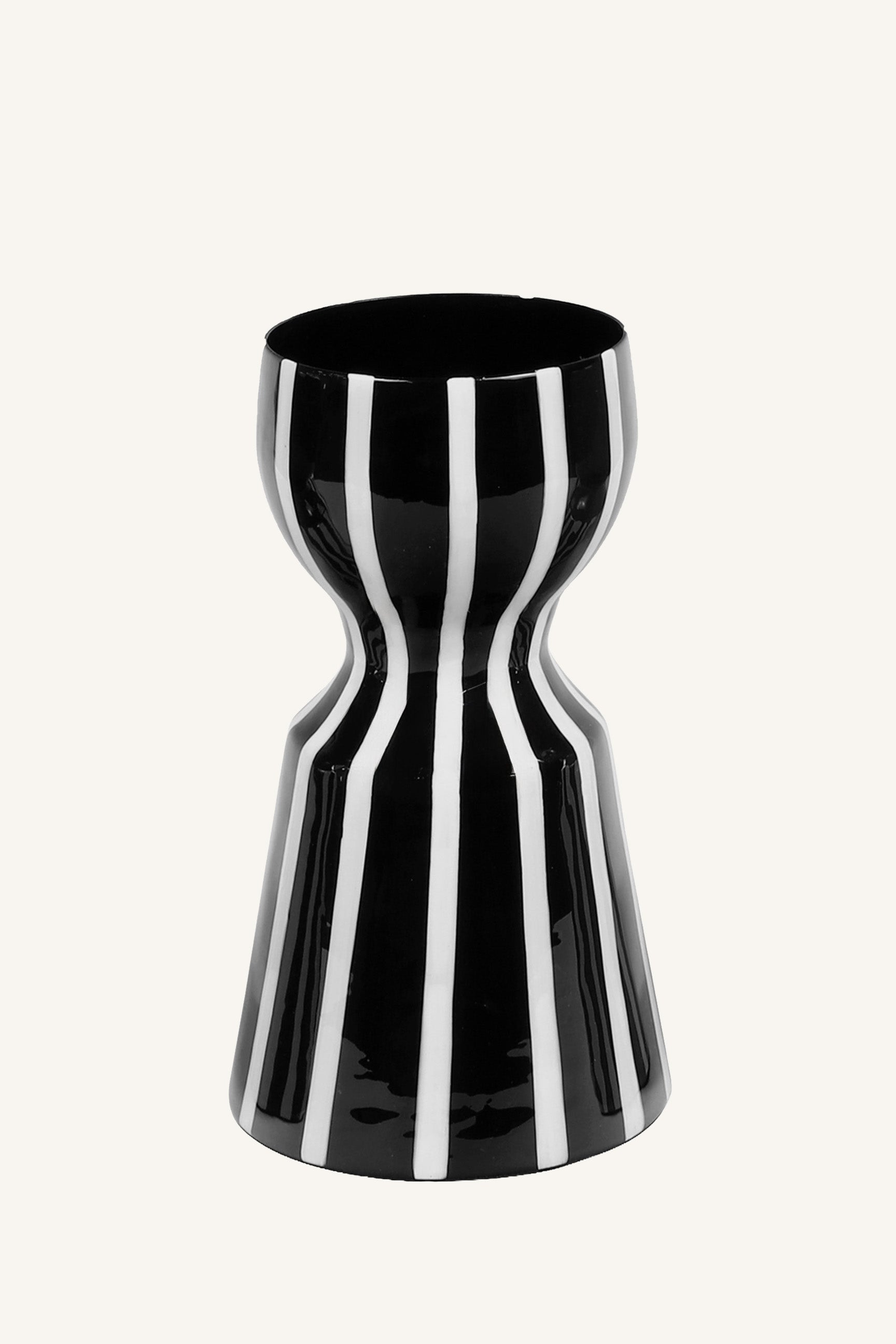 Shadow Curve Metal Vase