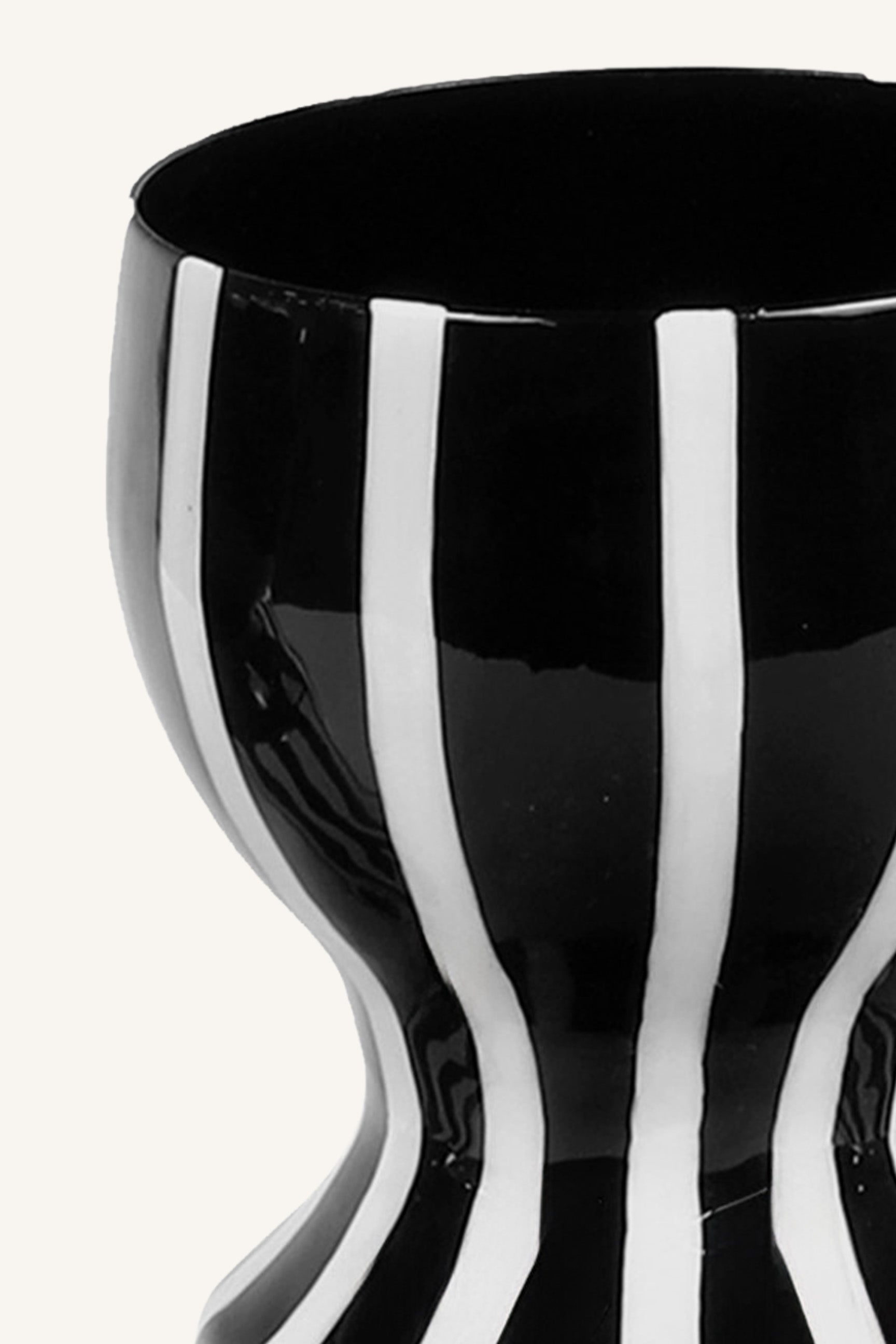 Shadow Curve Metal Vase